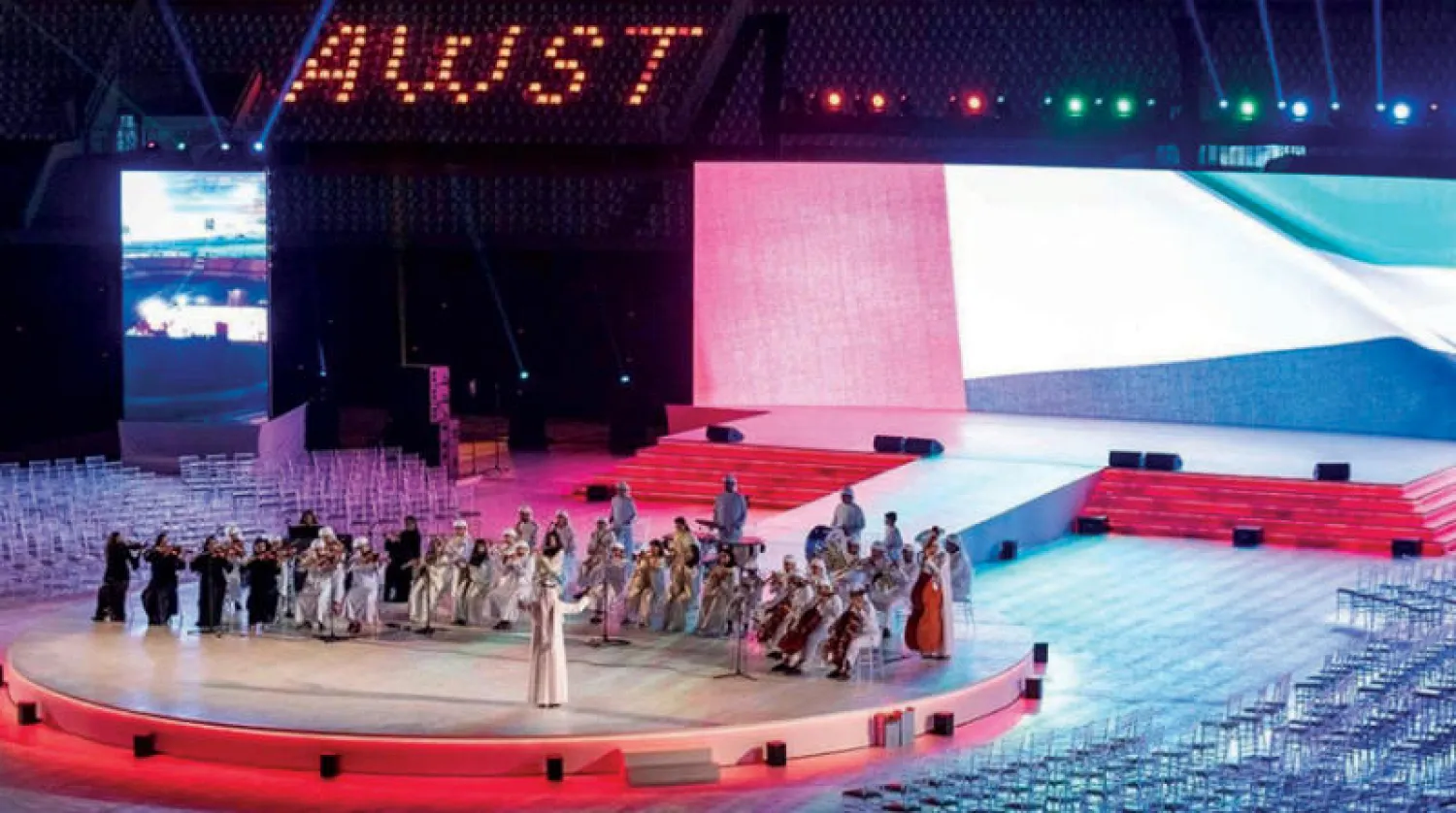 من حفل افتتاح دورة الألعاب للأندية العربية للسيدات (الشرق الأوسط)