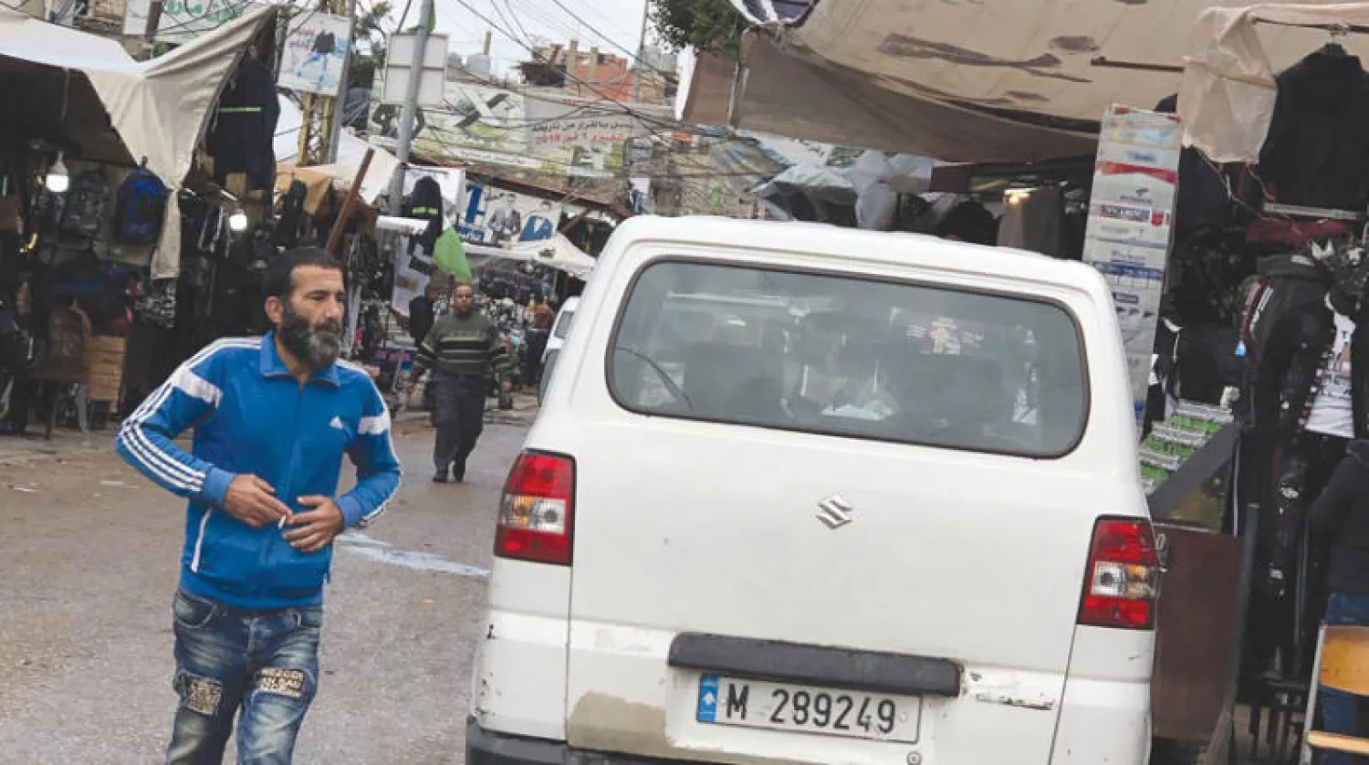 جانب من مخيم «صبرا وشاتيلا» في الضاحية الجنوبية لبيروت  ( الشرق الأوسط)