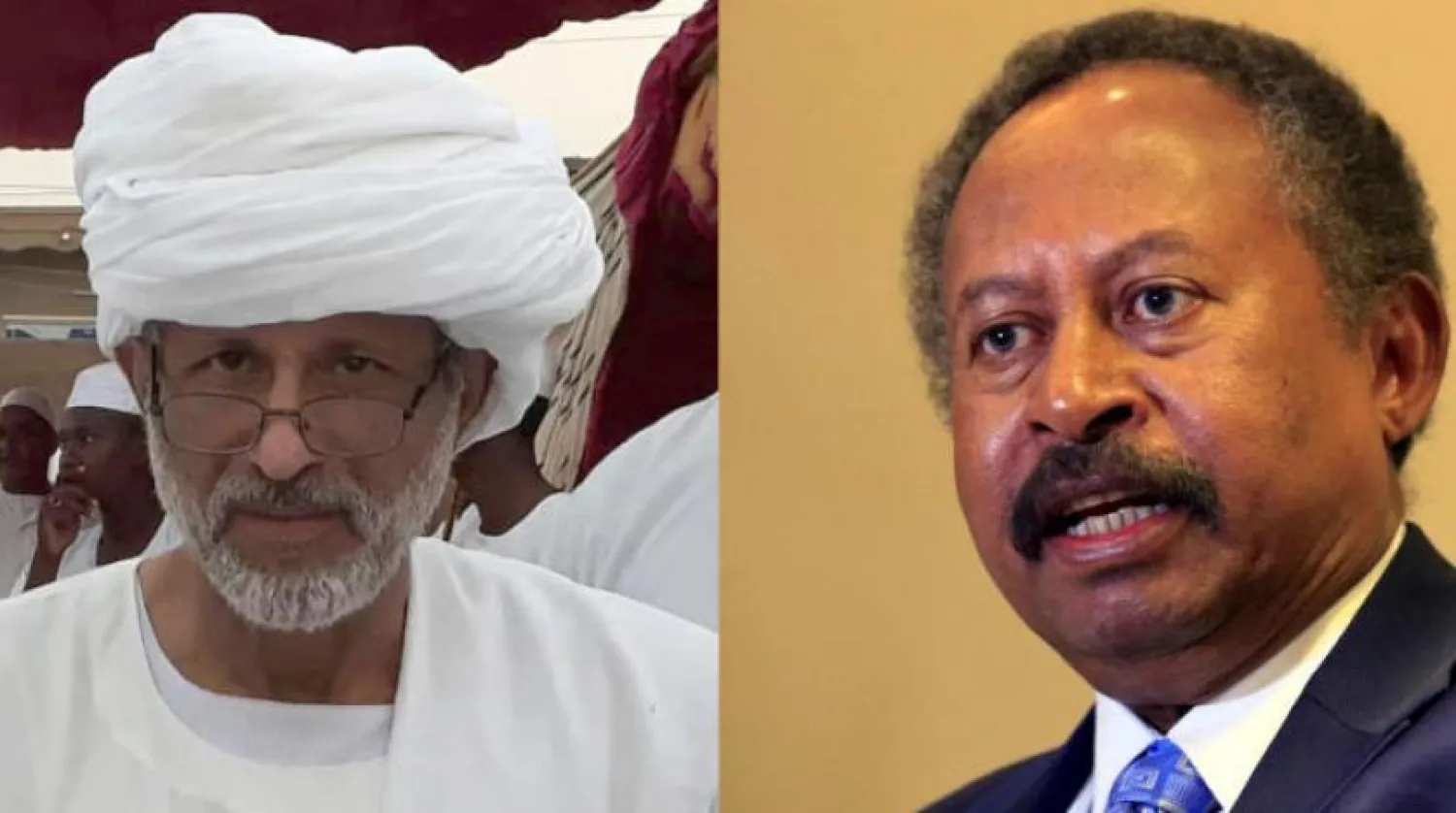 Sudan Başbakanı Abdullah Hamduk ve Gazi Selahaddin Atabani (Reuters-Facebook)