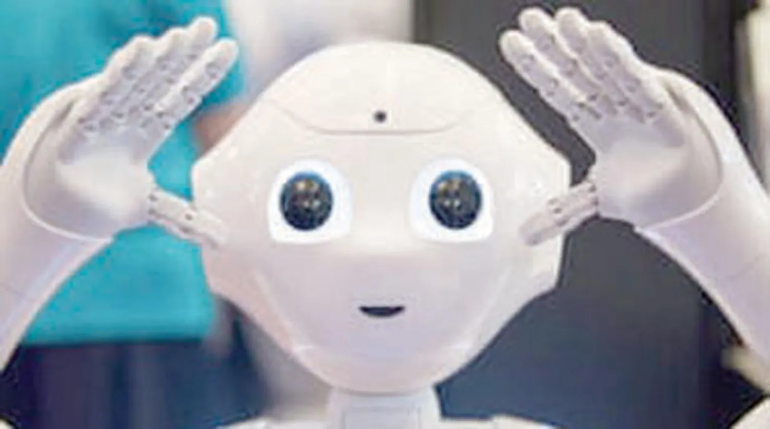 الروبوت يستخدم أربع كاميرات لمراقبة الزبائن