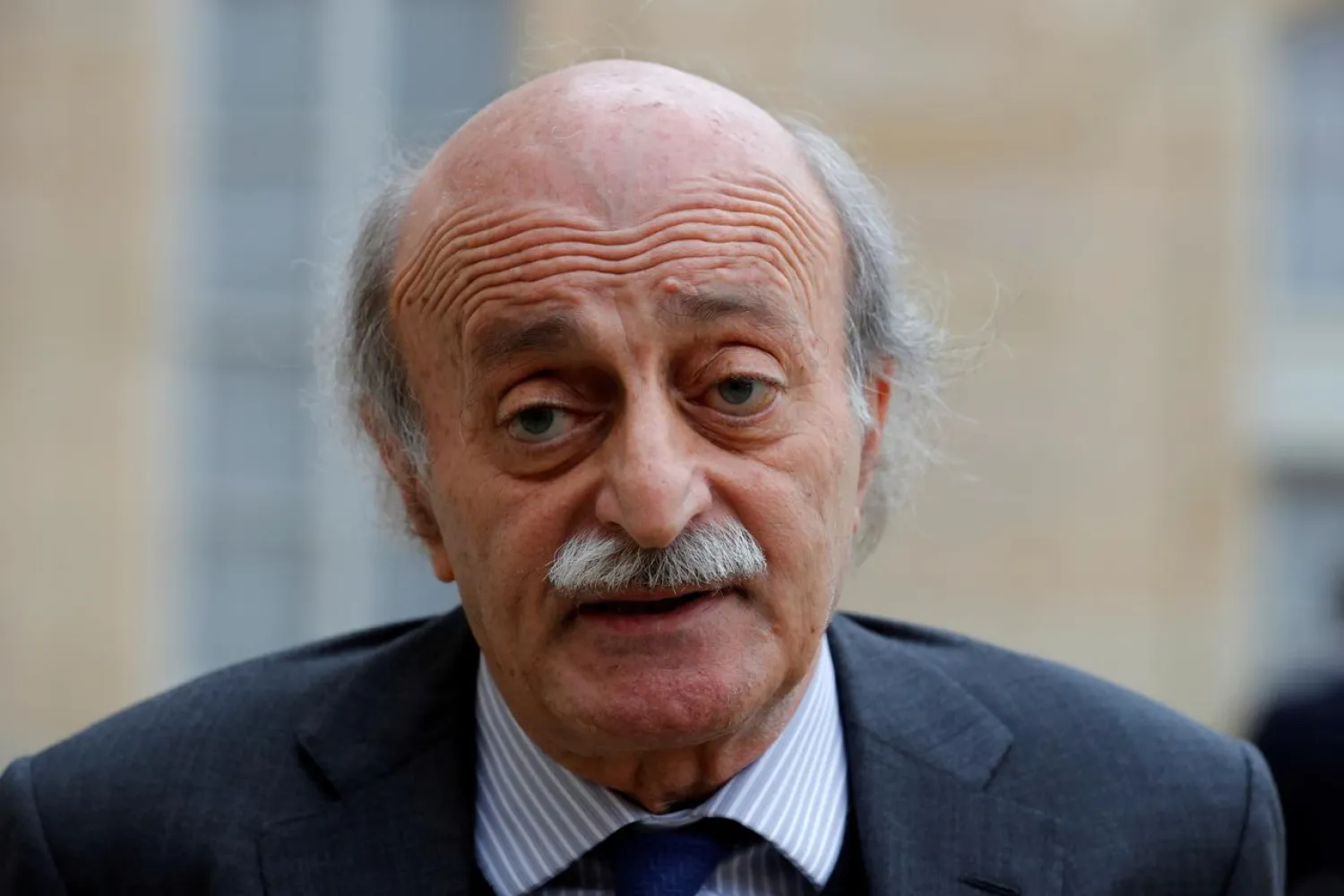 Head of the Progressive Socialist Party Walid Jumblatt. (Reuters)