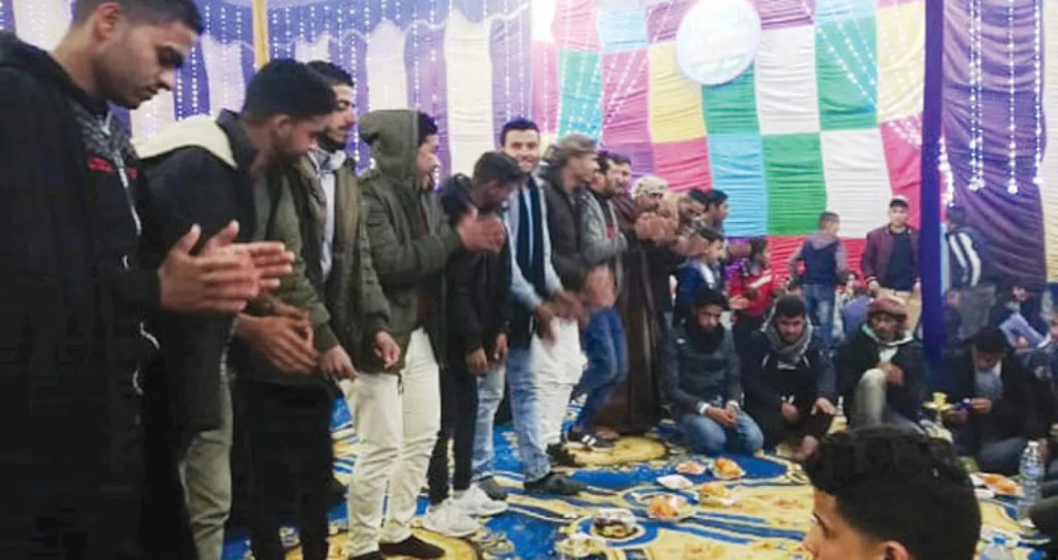 الرقصات الشعبية لها حضور بارز خلال أفراح السيناوية (الشرق الأوسط)