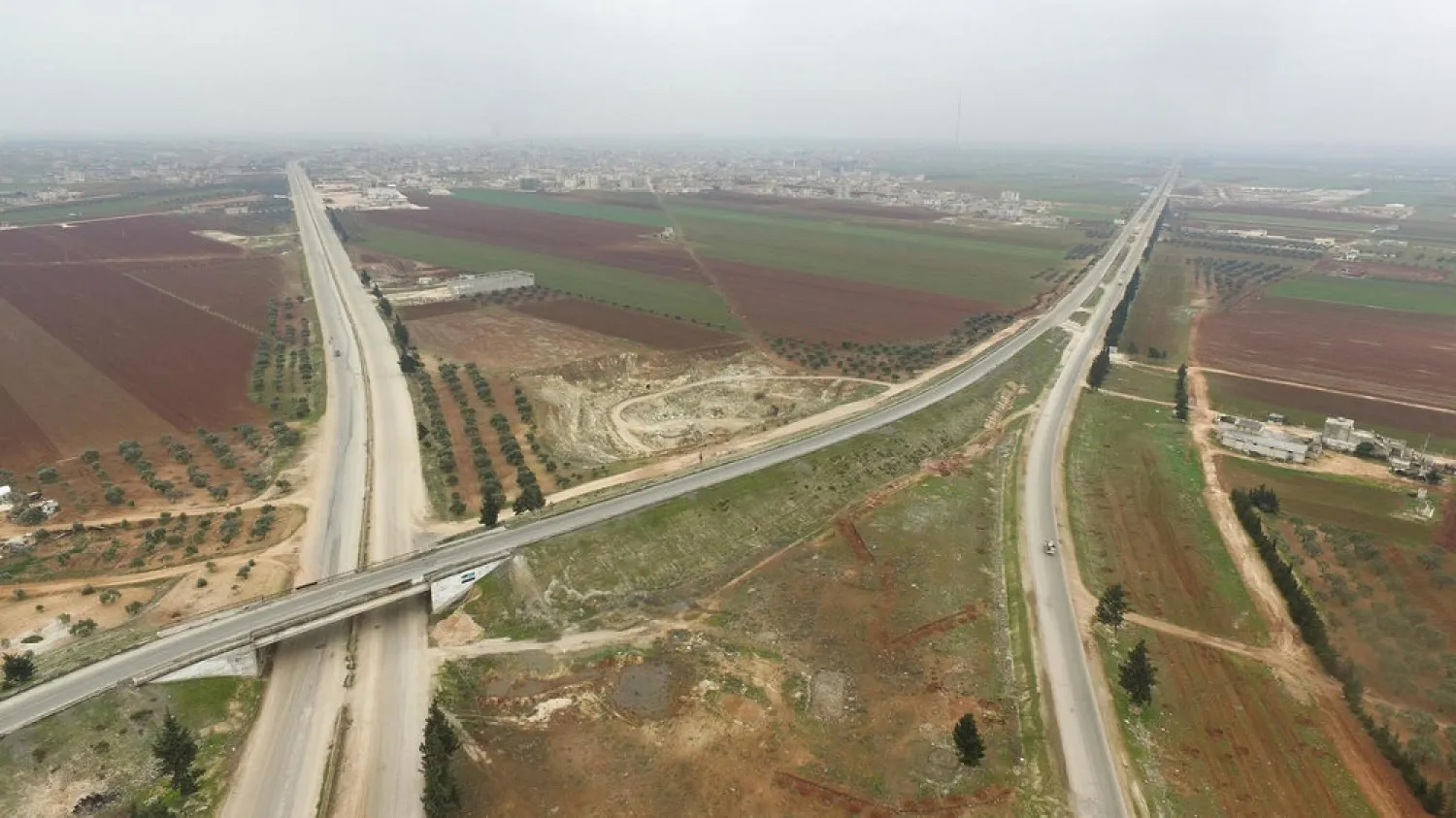 Syria's M5 highway connects the once economic hub of Aleppo in the north to the capital Damascus then continues south to the Jordanian border. (AFP)