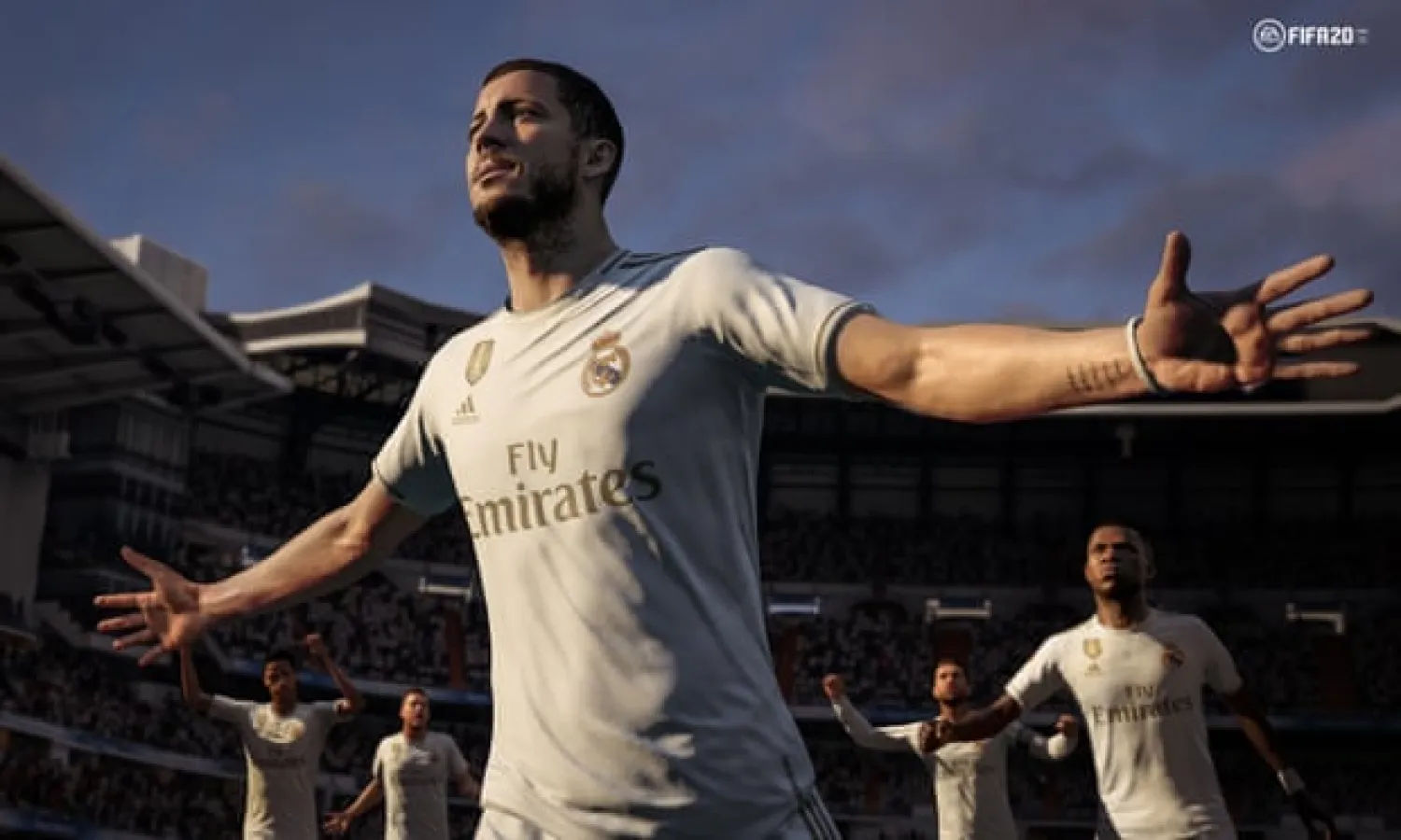  ‘The game itself might be simple.’ Fifa 20 cover star Eden Hazard. Photograph: Electronic Arts
