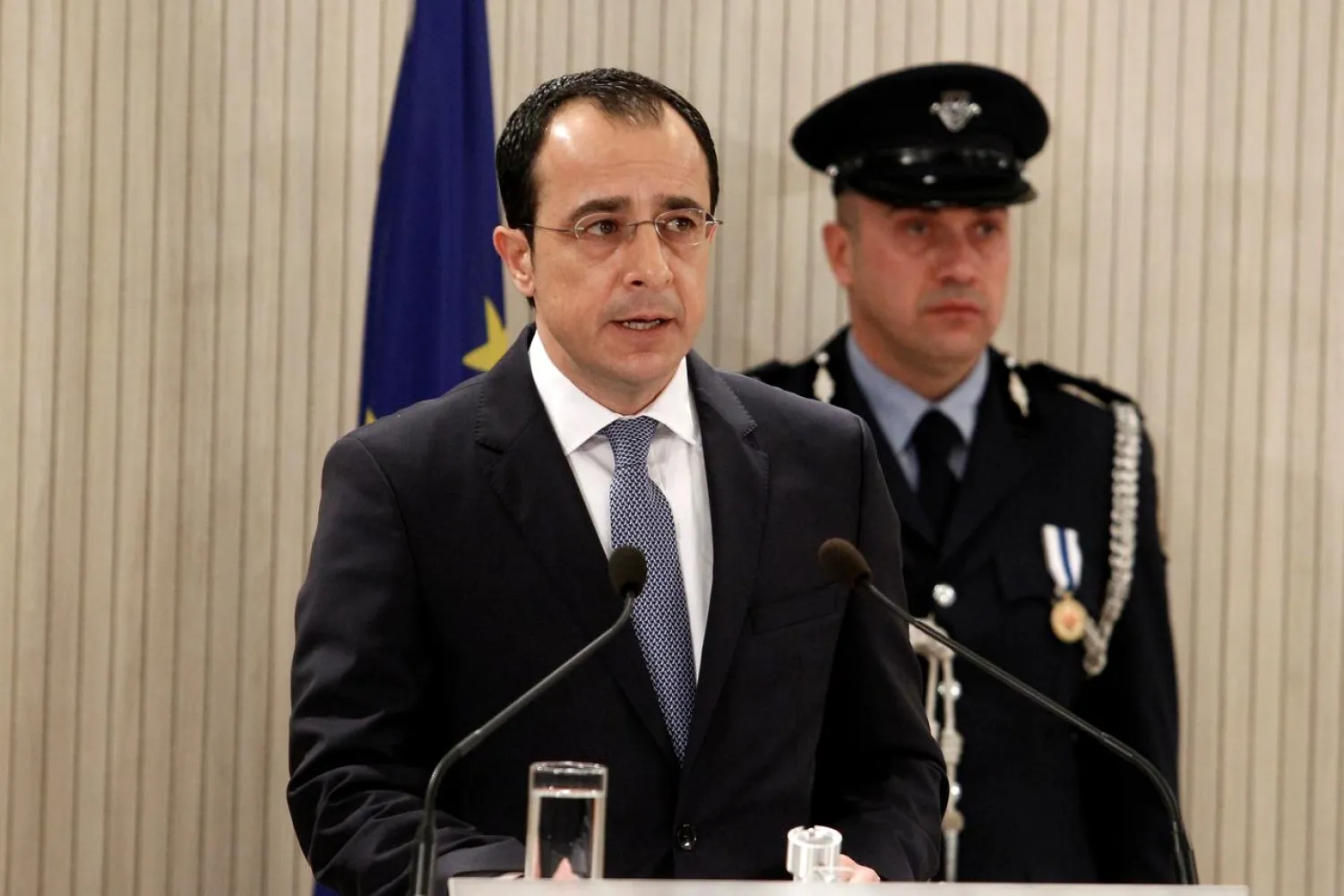 Cypriot Foreign Minister Nikos Christodoulides. (Reuters)