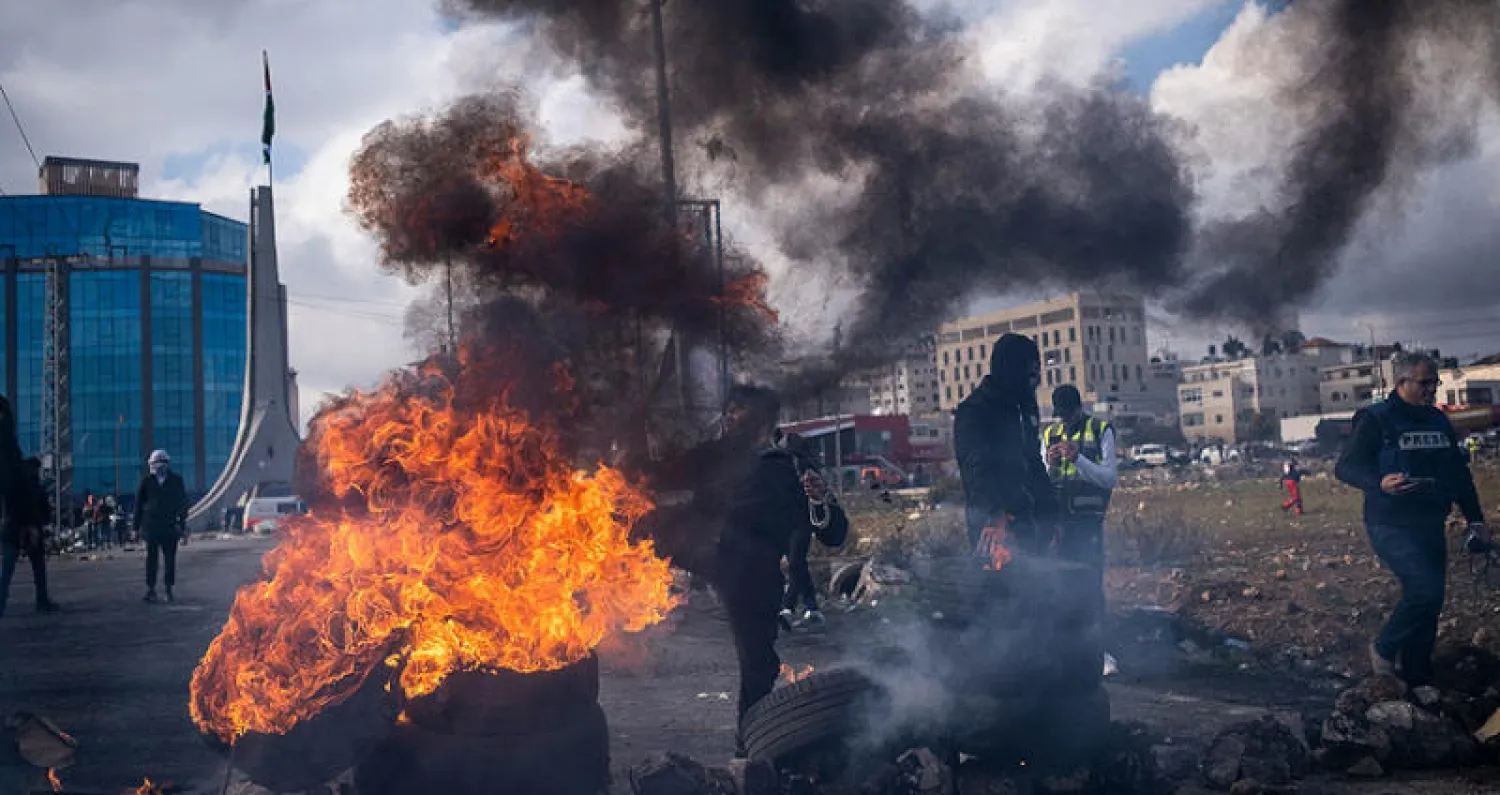 منع الصحافيين من تغطية الاحتجاجات الفلسطينية