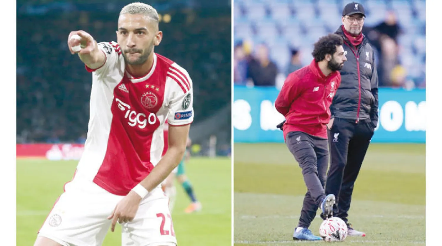 كلوب مدرب ليفربول يرقب مهاجمه صلاح بعد العودة للتدريبات قبل استئناف مشوار الدوري (رويترز) - تشيلسي تعاقد مع زياش من أجل الموسم المقبل