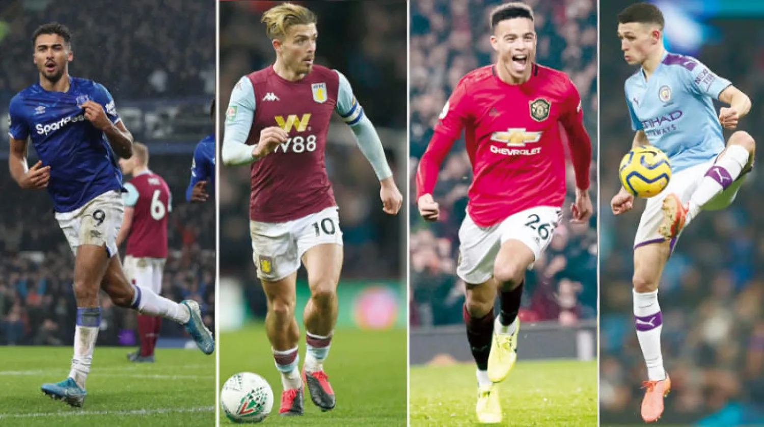 فودن وغرينوود وغريليش ثلاثي من الشباب الواعد ينتظر فرصه بالمنتخب الإنجليزي  -  دومينيك كالفرت لوين يقدم موسماً لافتاً مع إيفرتون (رويترز)