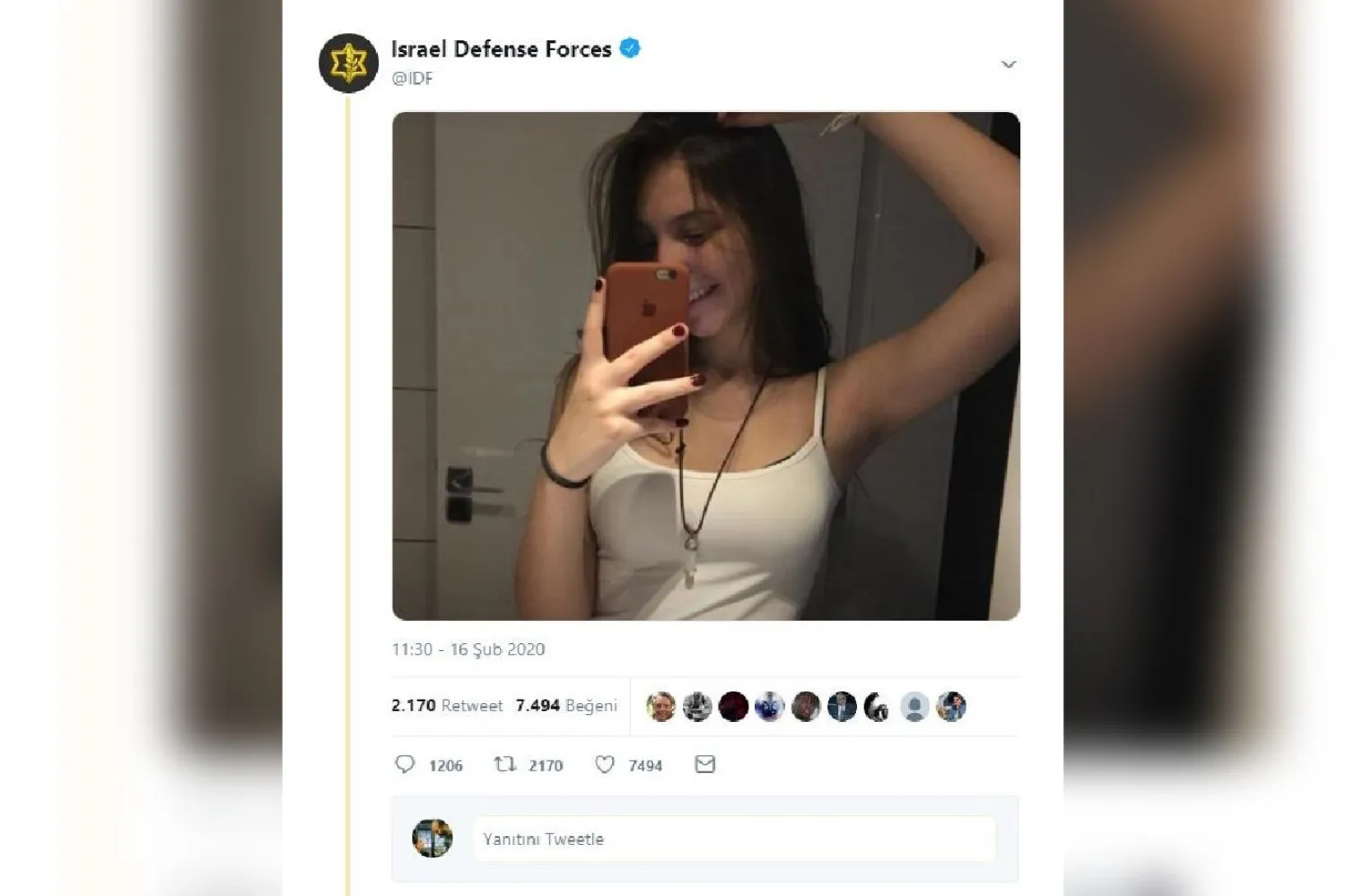 Fotoğraf: Twitter @IDF