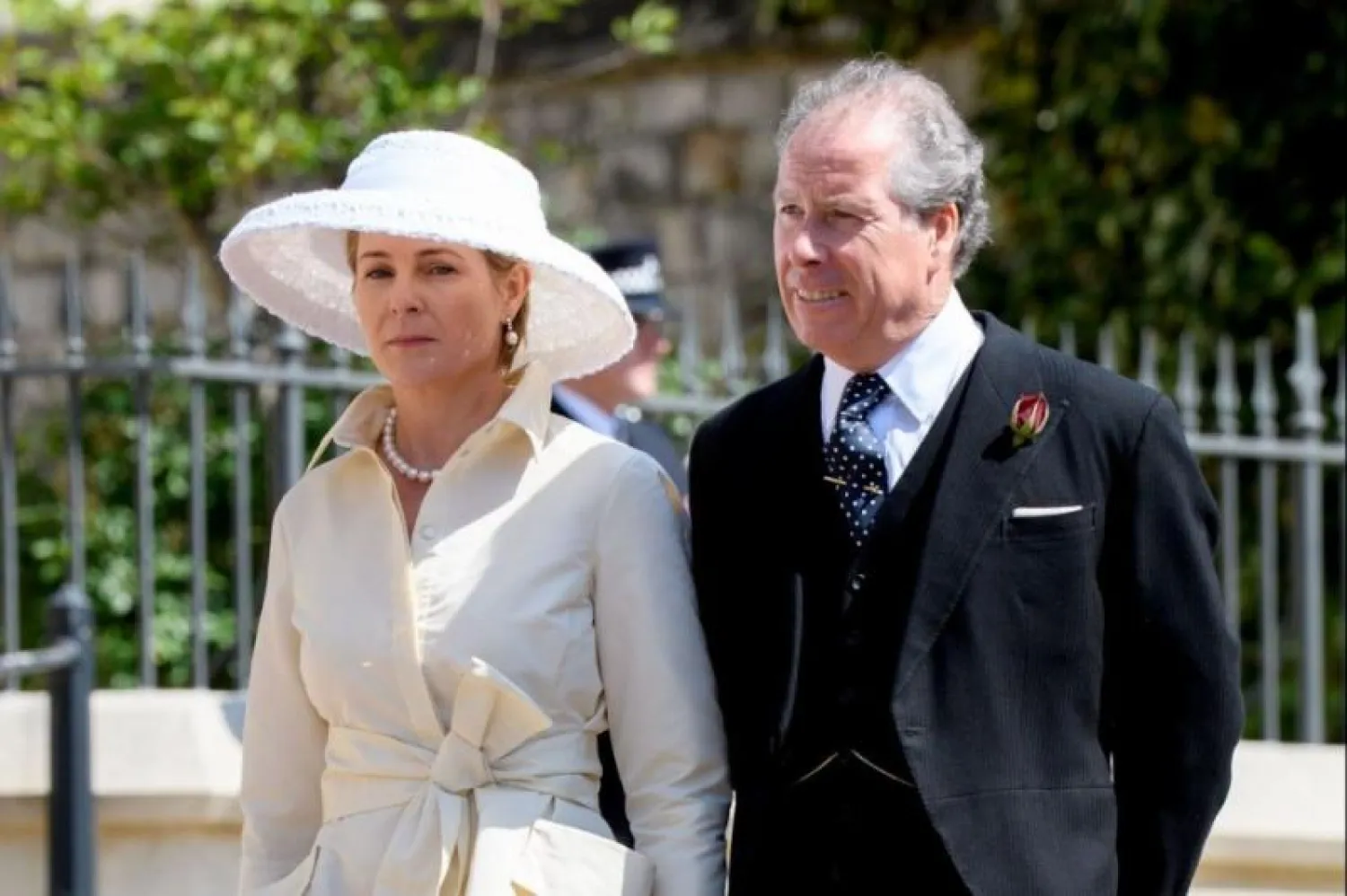 ديفيد أرمسترونغ جونز وزوجته سيرينا (مترو)