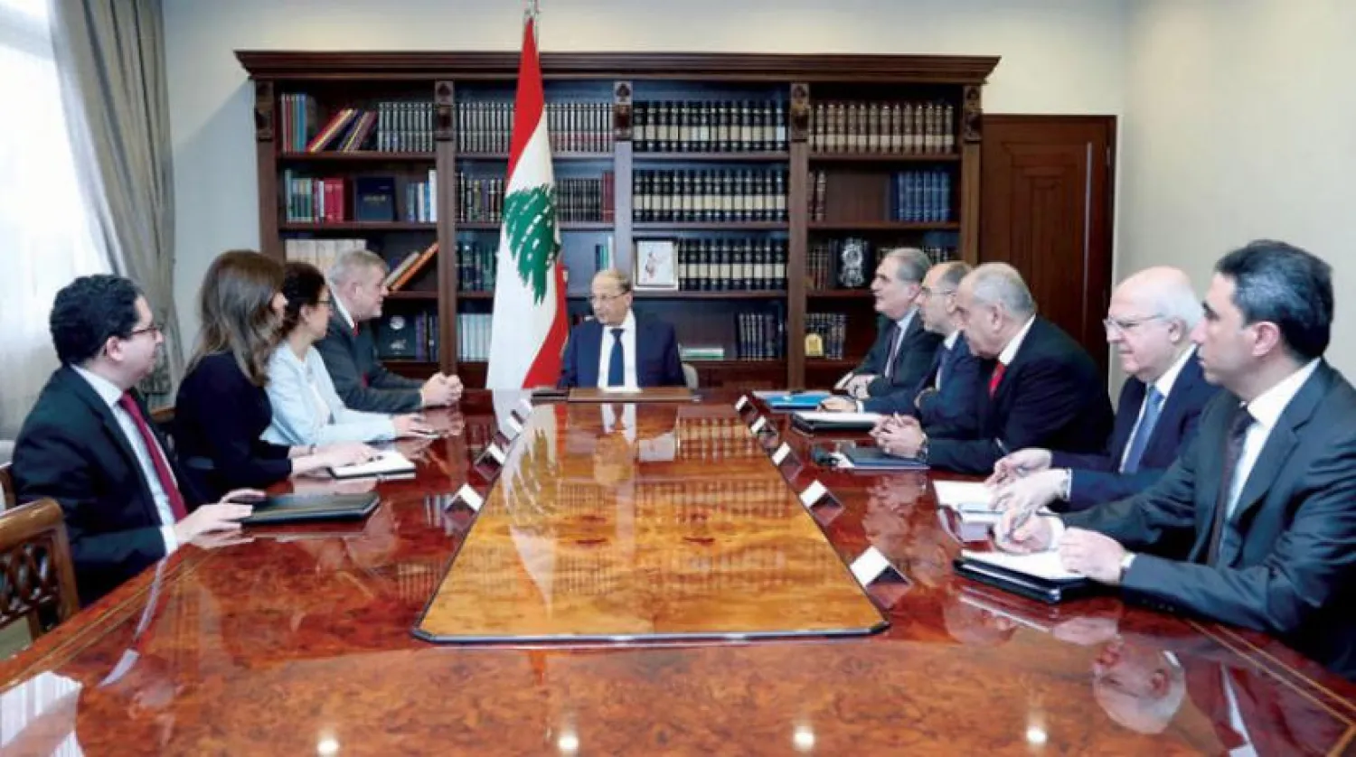 Cumhurbaşkanı Avn, Birleşmiş Milletler (BM) Lübnan Özel Koordinatörü Jan Kubis ile 21 Şubat’ta bir araya geldi (Dalati ve Nahra)