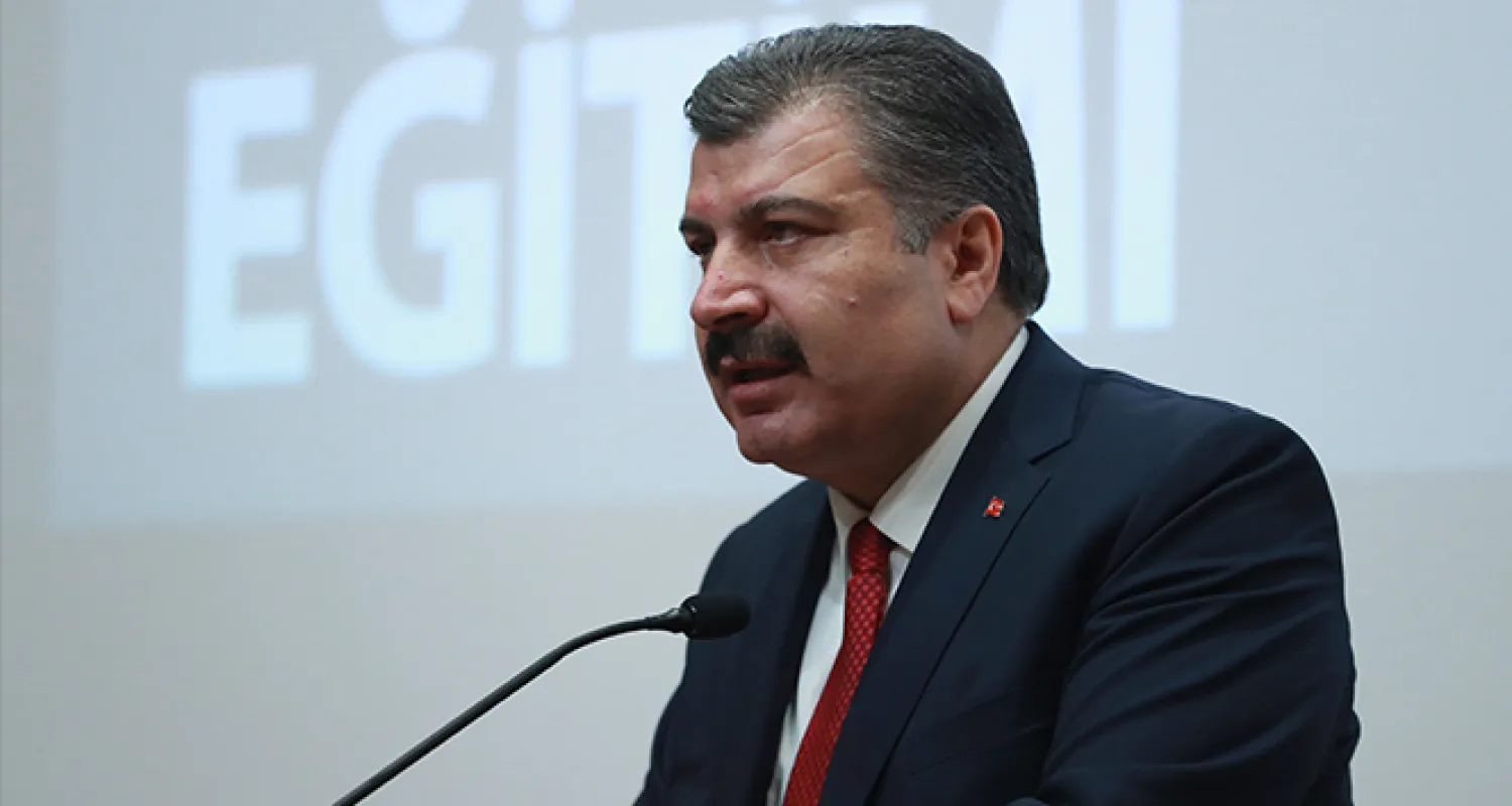 Sağlık Bakanı Fahrettin Koca (Fotoğraf/İHA)