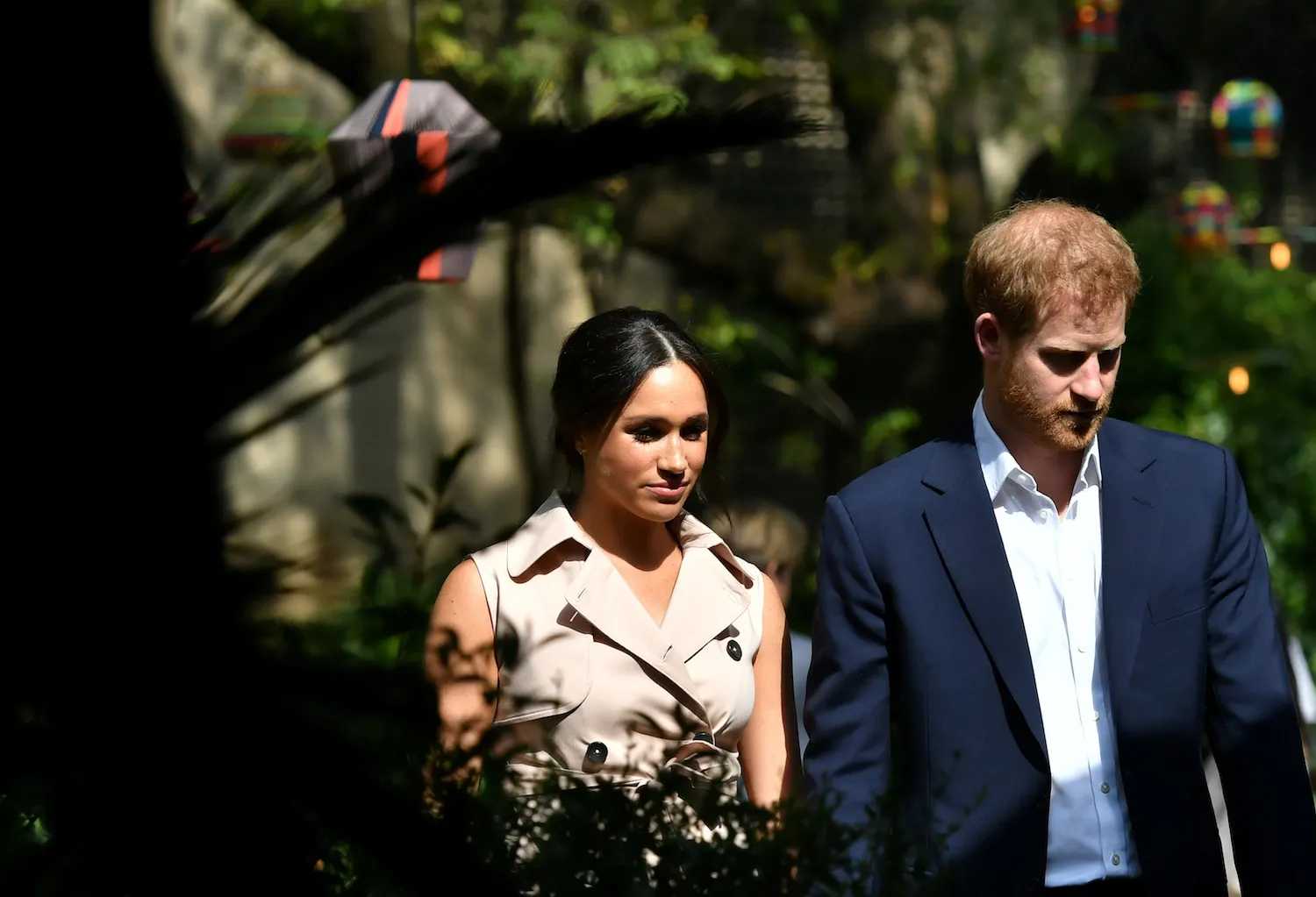Prince Harry and Meghan, the Duchess of Sussex, attend a
meeting with British and South African business representatives in
Johannesburg  during their tour of South Africa. (Reuters Photo)