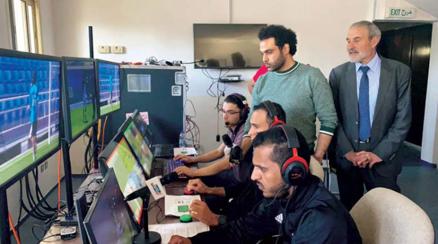 فرناندو تريساكو خلال ورشة عمل لجنة الحكام في اتحاد كرة القدم السعودي (الشرق الأوسط)