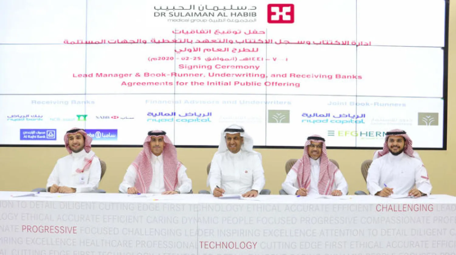 مجموعة د. سليمان الحبيب توقّع اتفاقيات مع البنوك لتغطية اكتتاب الأفراد