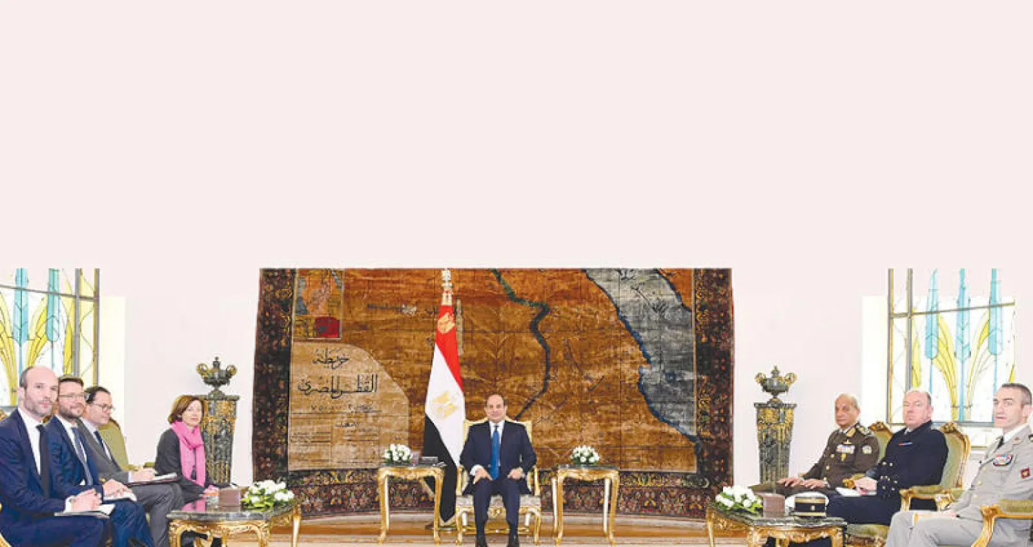 مصر تتطلع إلى تعزيز التعاون العسكري والأمني مع فرنسا