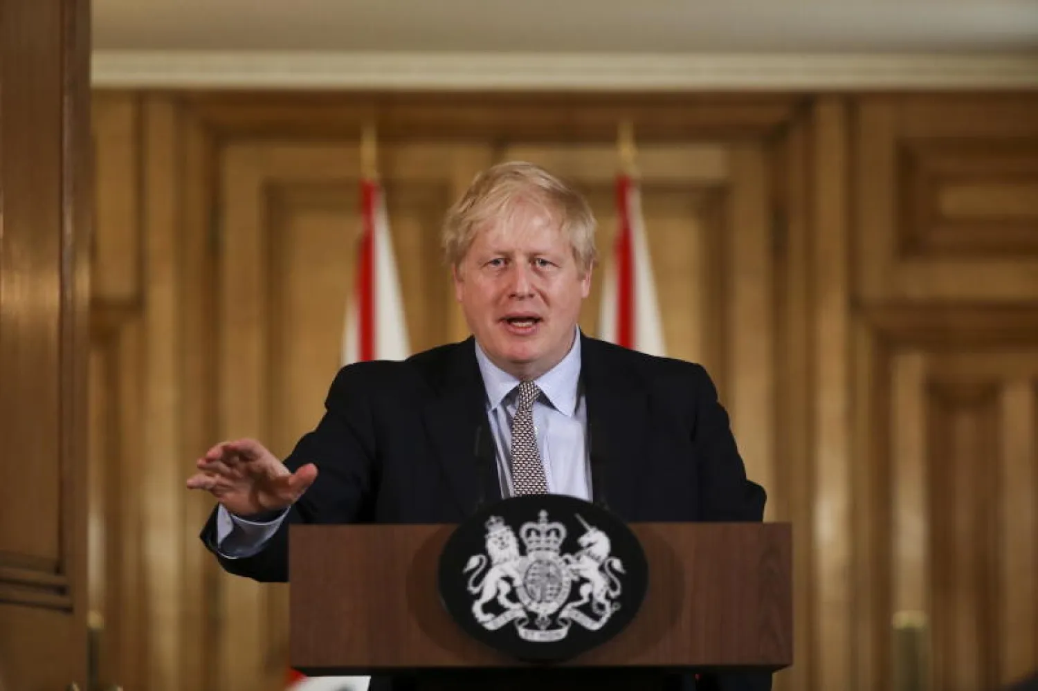 رئيس الوزراء البريطاني بوريس جونسون (إ.ب.أ)