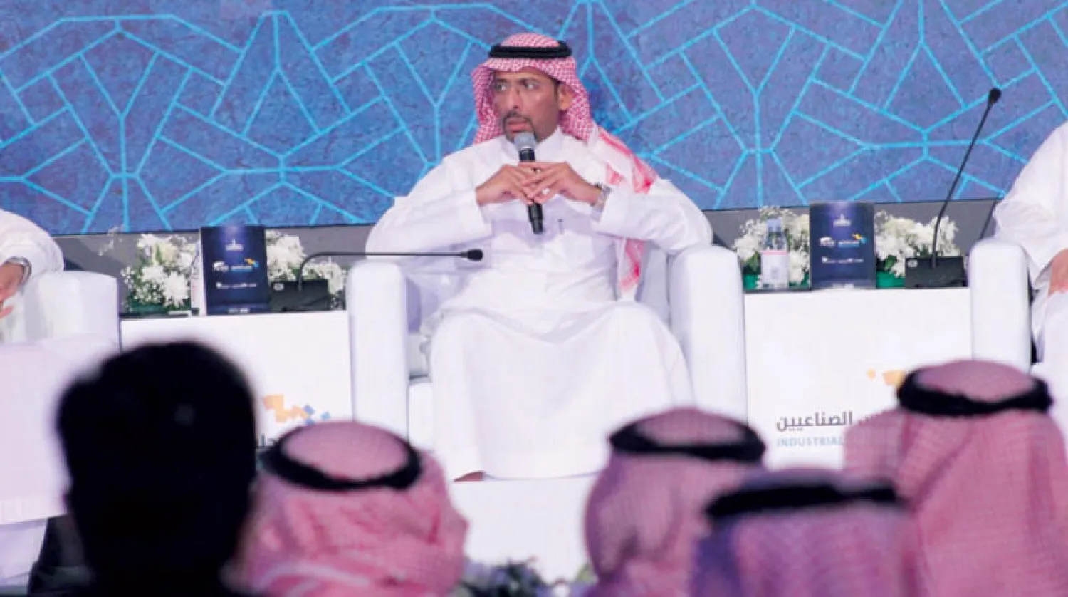 وزير الصناعة والثروة المعدنية خلال إطلاق مجلس صناعة جدة أمس (الشرق الأوسط)