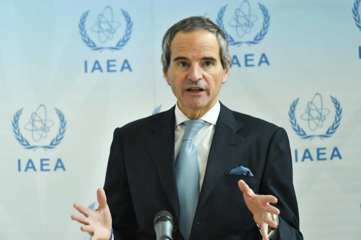 مدير عام الوكالة الدولية للطاقة الذرية رافائيل غروسي (د.ب.أ)