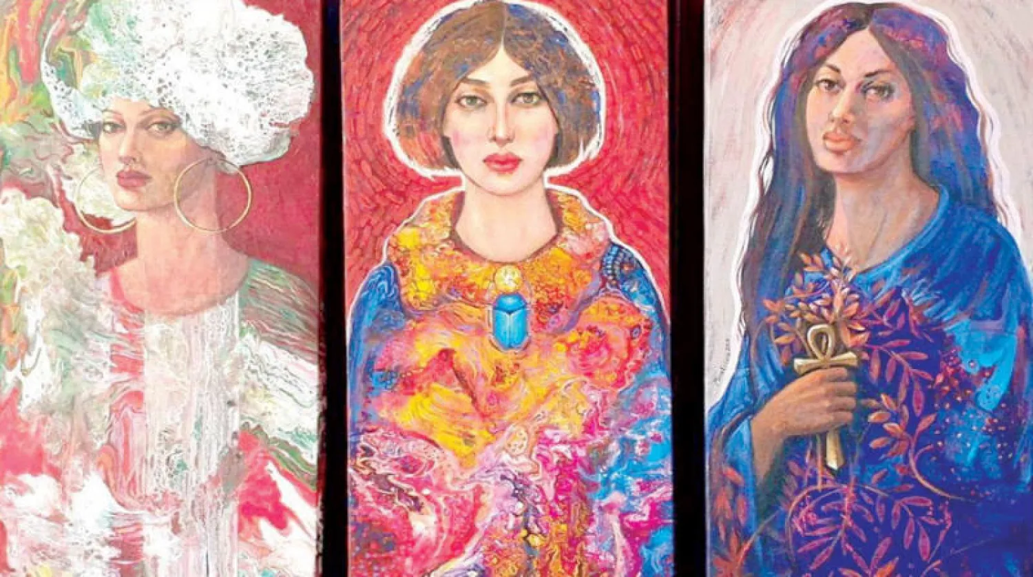 عمل للفنانة منى عليوة