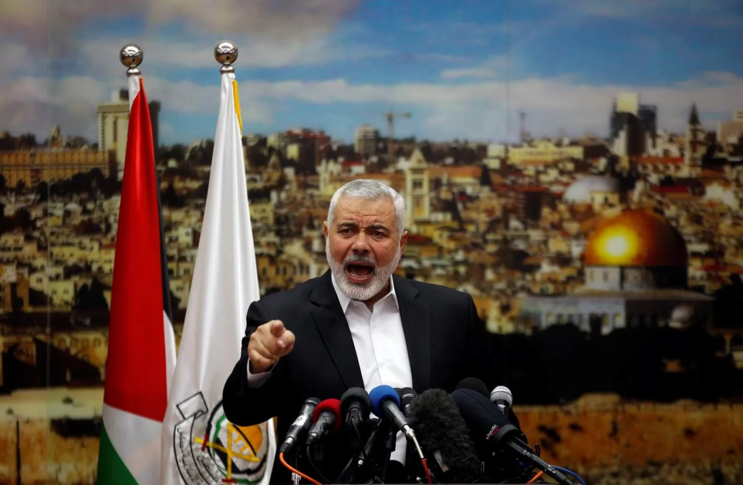 Hamas politburo chief, Ismail Haniyeh (File photo: Reuters)