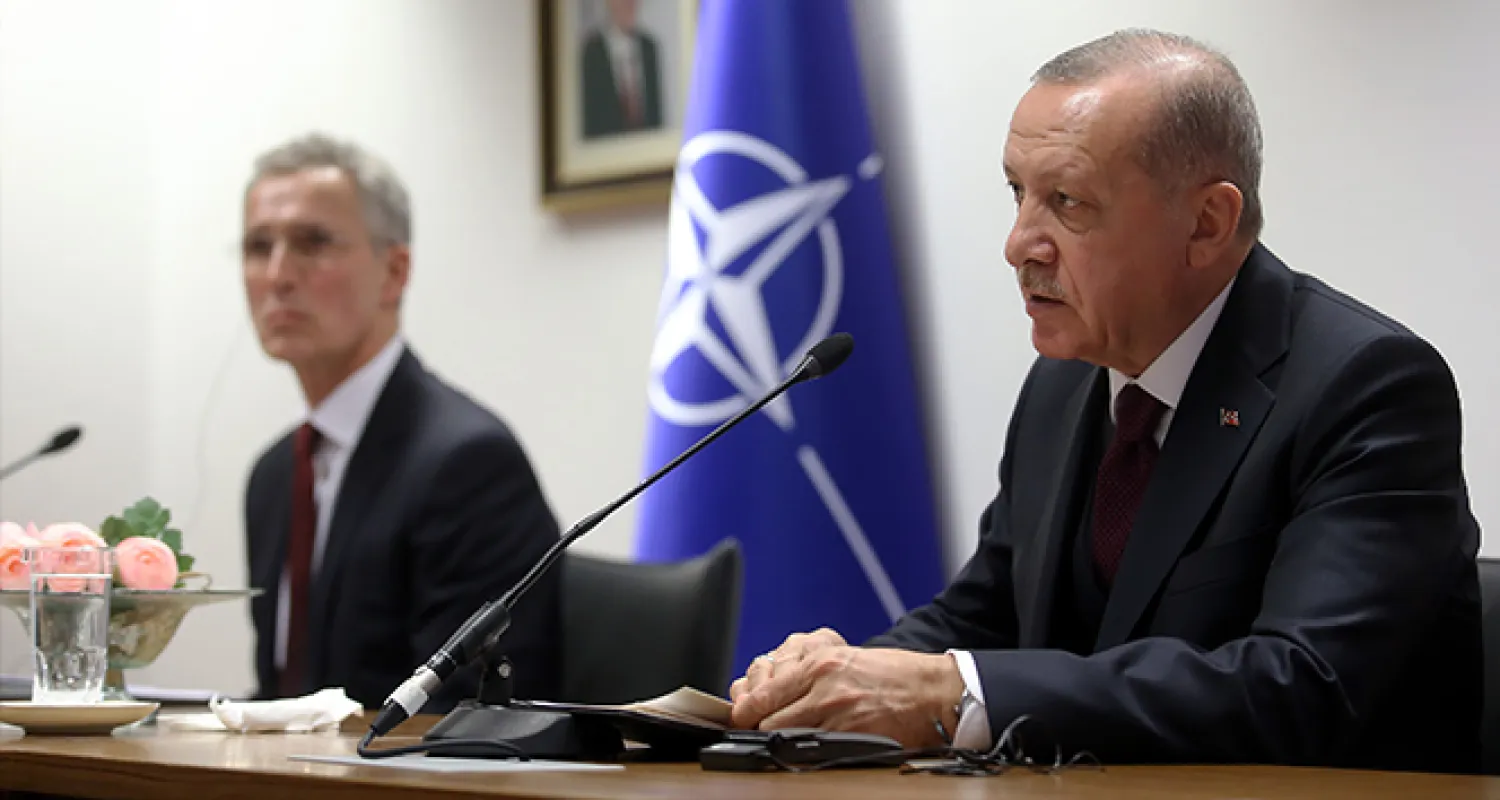 Erdoğan: NATO ittifak dayanışmasını net bir şekilde göstermesi gereken kritik bir dönemin içindedir