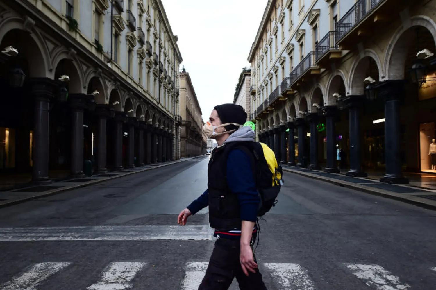 في مدينة تورينو الإيطالية (رويترز)