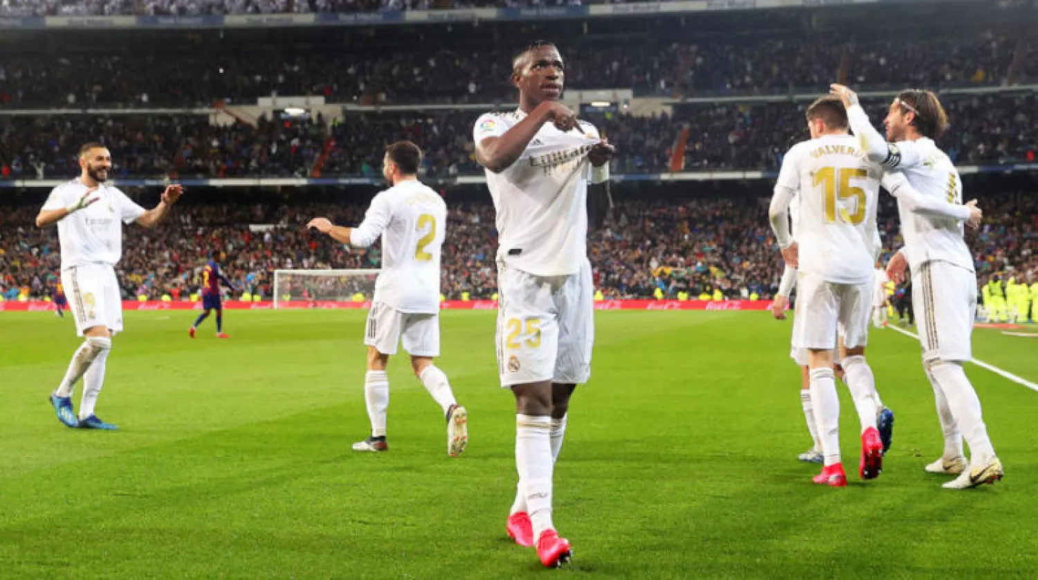 لاعبو ريال مدريد خضعوا للحجر الصحي وعلقت مباراتهم مع ايبار (إ.ب.أ)