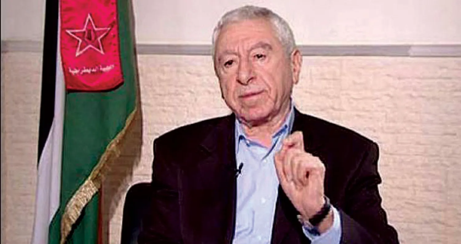 حواتمة لـ«الشرق الأوسط»: جهود لإنهاء الانقسام على أساس وثائق الإجماع الفلسطيني