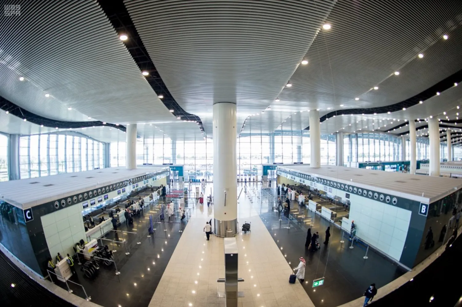 Preventive measures have been taken at Saudi airports against the coronavirus. (SPA)