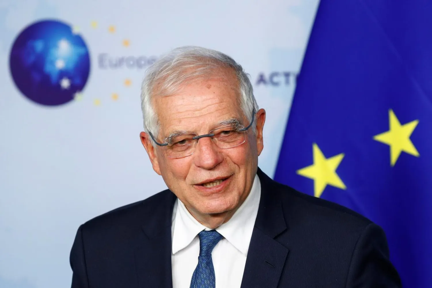 EU High Representative for Foreign Affairs and Security Policy Josep Borrell speaks during a news conference after a meeting to discuss Libya's crisis, in Brussels, Belgium January 7, 2020. REUTERS/Francois Lenoir
