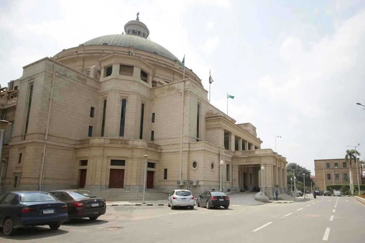Cairo University is seen almost empty following government efforts to slow the spread of the coronavirus in Cairo, Egypt March 15, 2020. (Reuters)