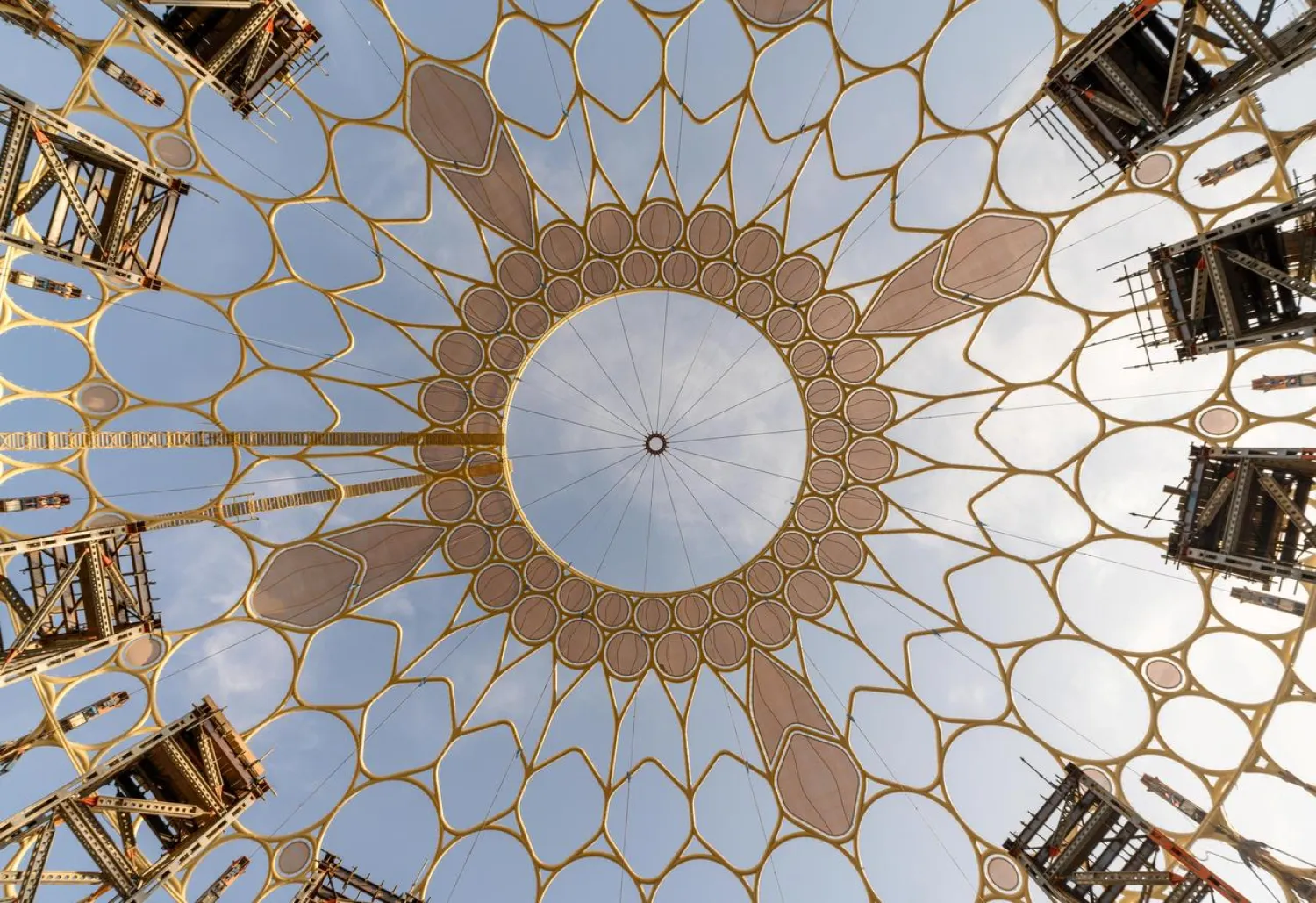 A view shows the Expo 2020 Dome in Dubai, UAE, in this undated picture obtained September 19, 2019. (Expo 2020 - Reuters)