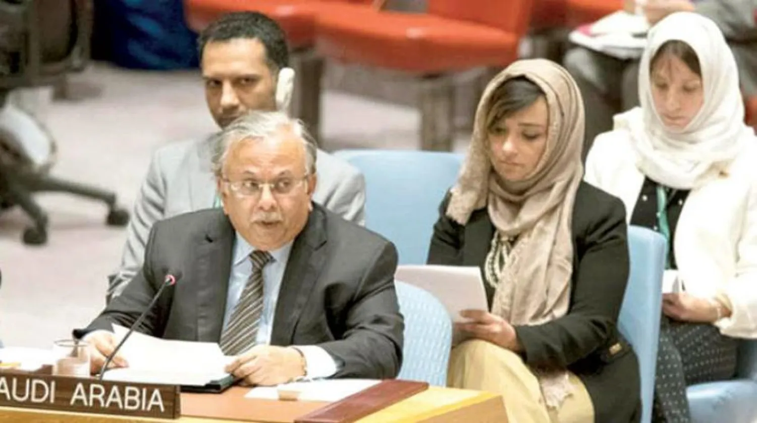 The Permanent Representative of Saudi Arabia to the United Nations Abdallah Al-Mouallimi
