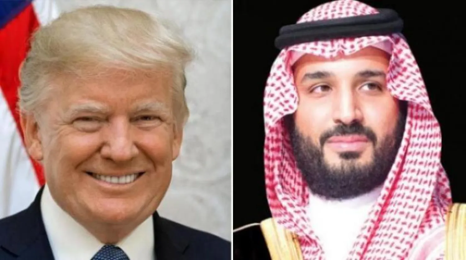 The Saudi Crown Prince and the US President. Asharq Al-Awsat