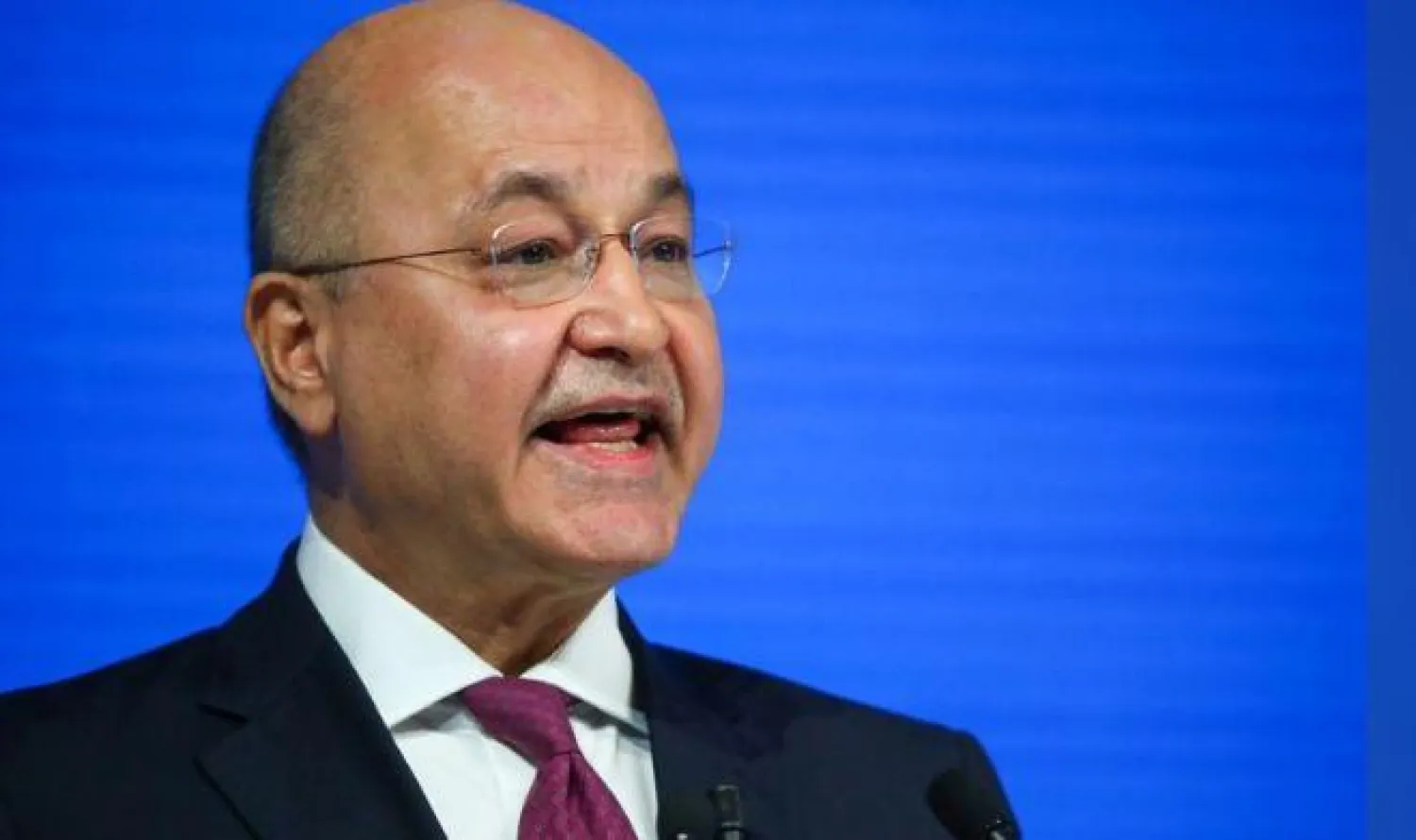 الرئيس العراقي برهم صالح (رويترز)