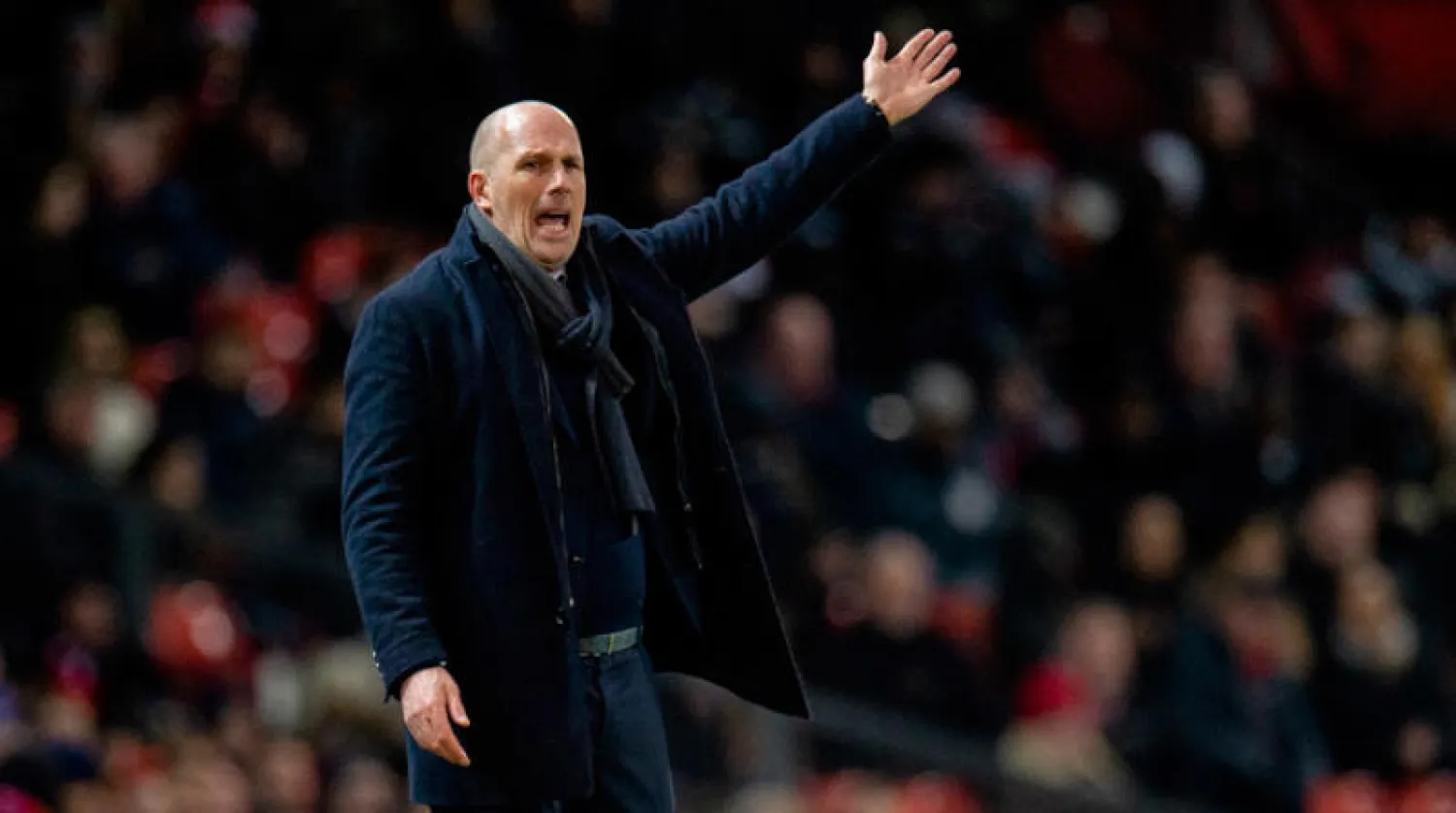 ستورك مدرب كلوب بروج كان ينتظر تتويجاً مبكراً (إ.ب.أ)