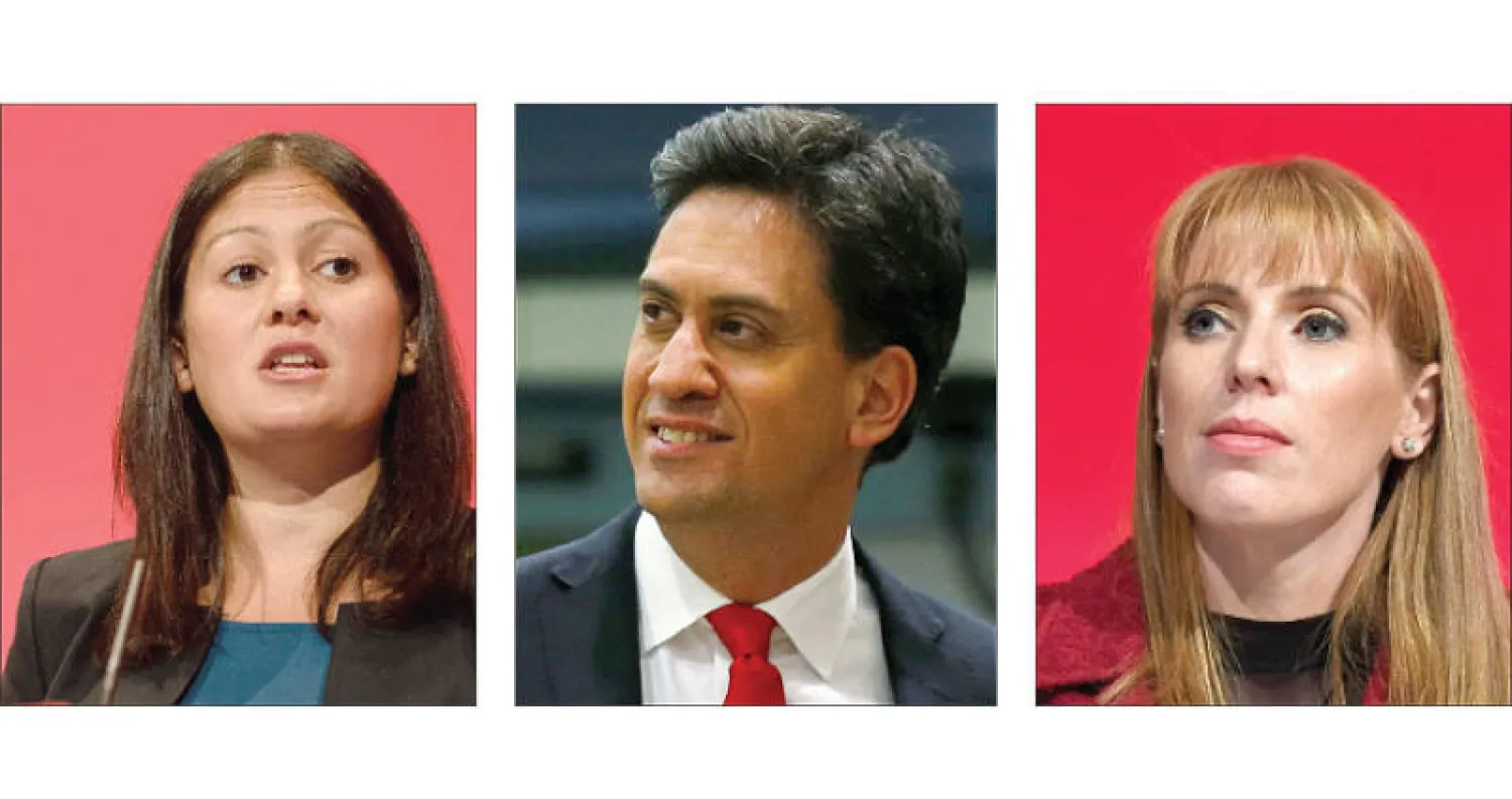 آنجيلا راينر (إ.ب.أ) - إد ميليباند (رويترز) - ليزا ناندي (أ.ف.ب)