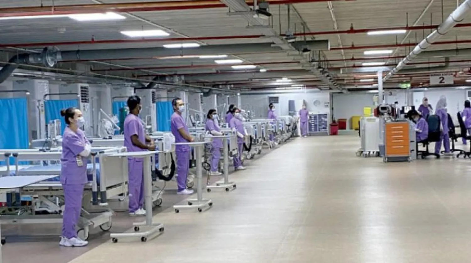 Bahreyn, 7 gün için otoparkı Korona hastanesine dönüştürdü