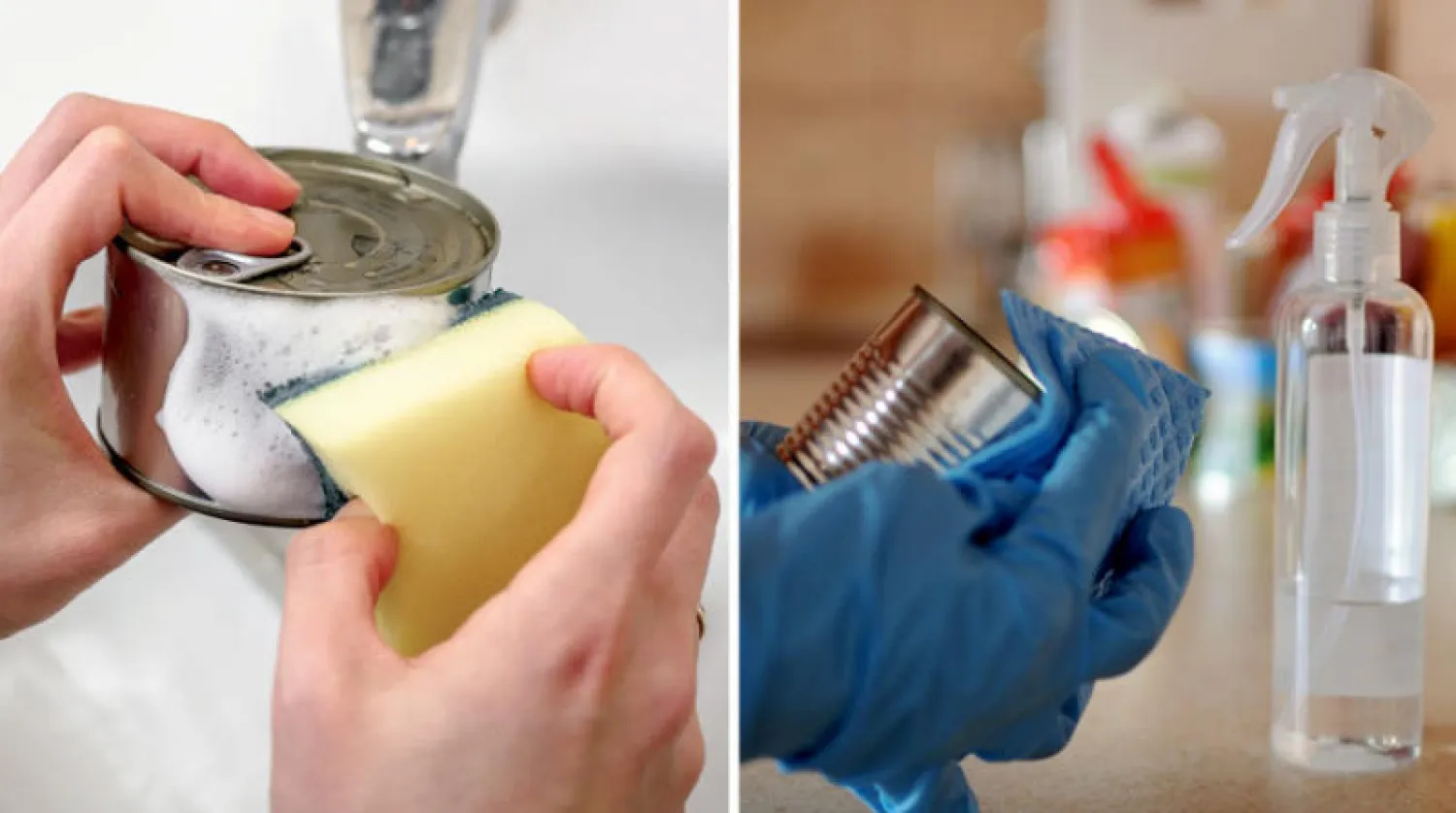 هل يجب غسل المعلبات وحاويات الطعام قبل استخدامها؟