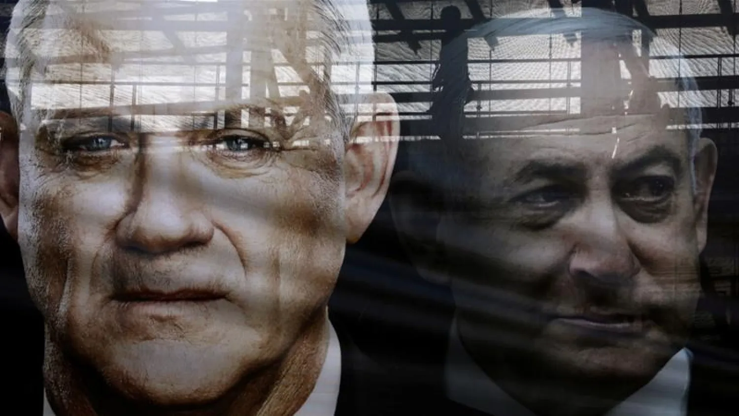 Gantz and Netanyahu (File: Ammar Awad/Reuters)