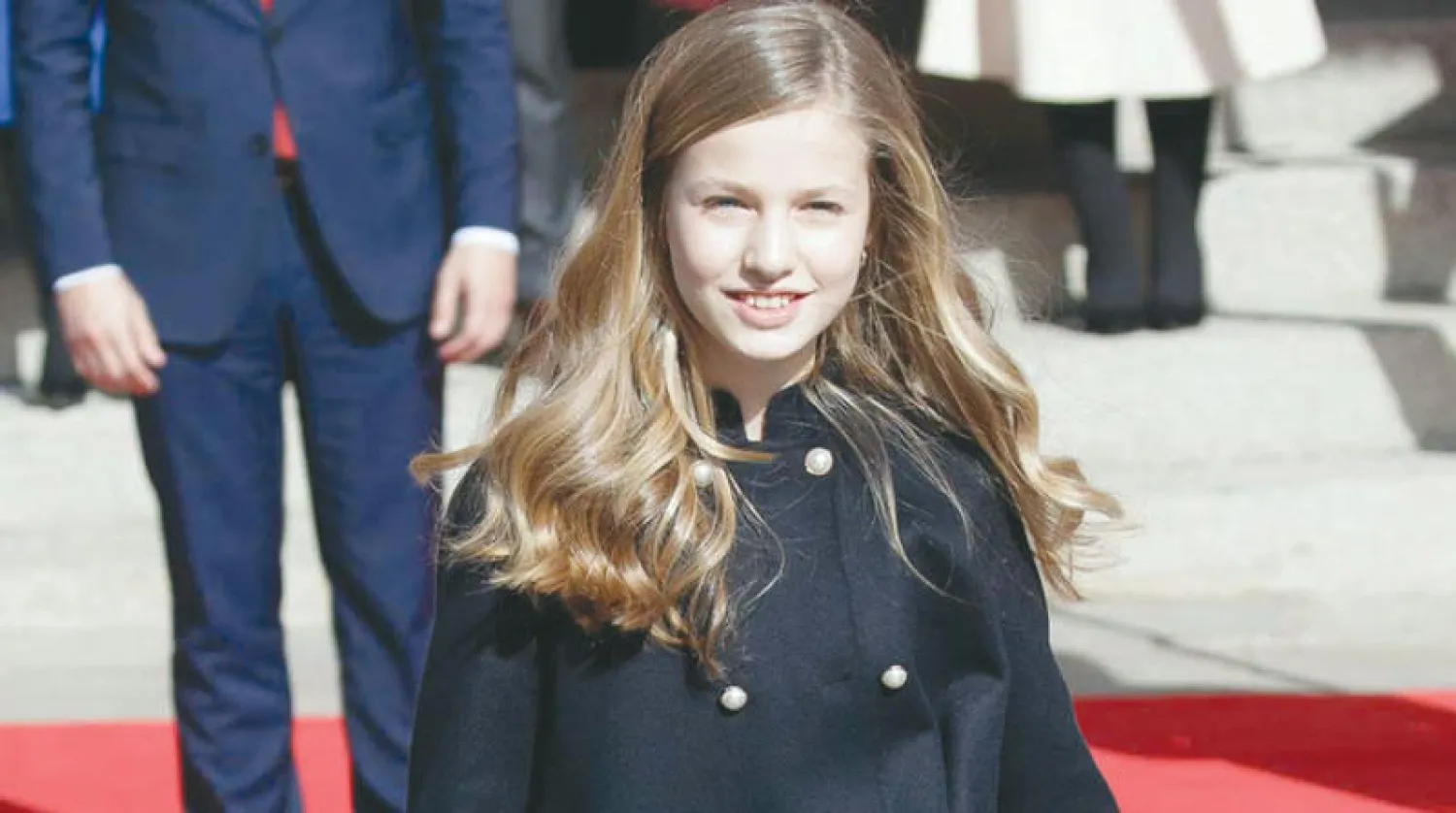 الأميرة الإسبانية الشابة ليونور