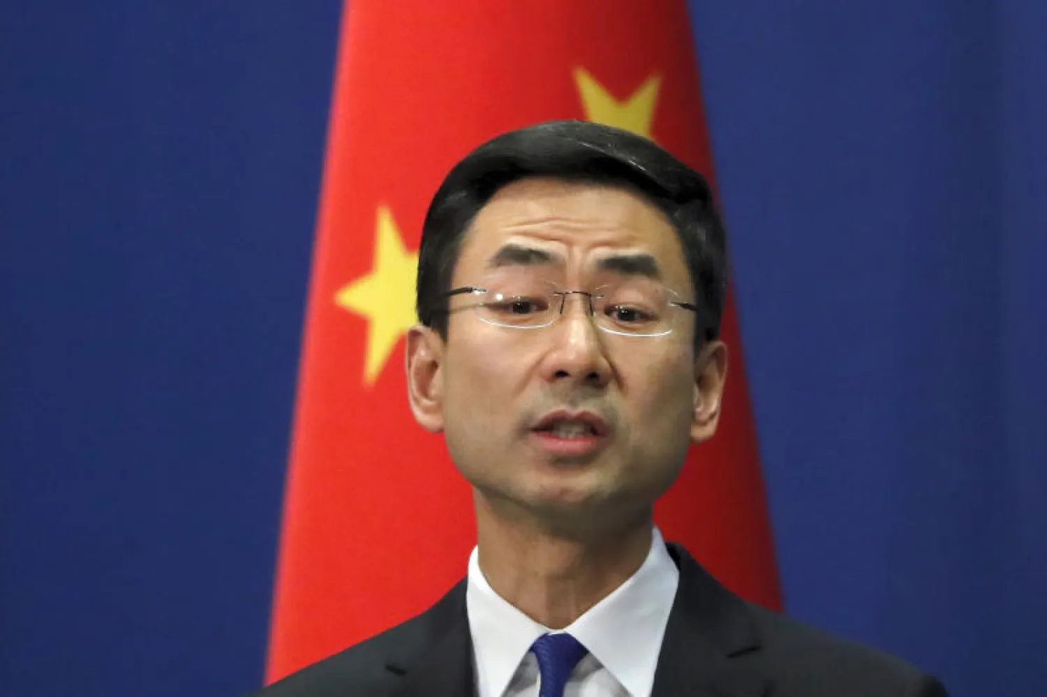 المتحدث باسم وزارة الخارجية الصينية غينغ شوانغ (أرشيف - أ.ب)