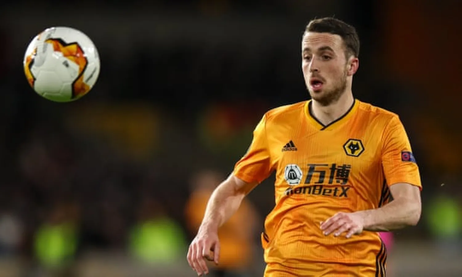  Diogo Jota: ‘The club have helped us with everything – even food, so we don’t have to go shopping.’ Photograph: Sam Bagnall - AMA/Getty Images
