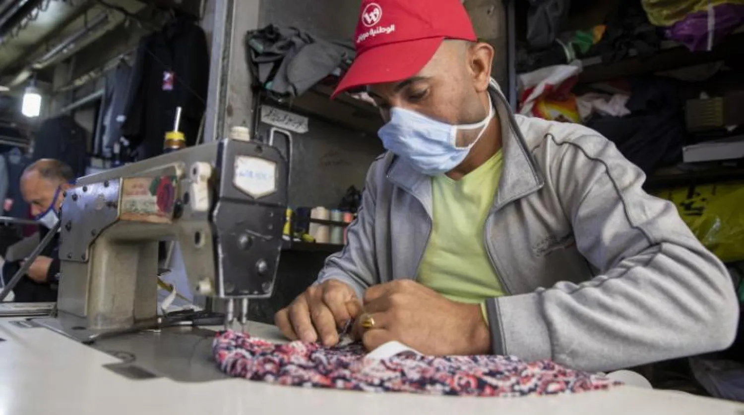 Amman'da bir dikiş atölyesi (EPA)