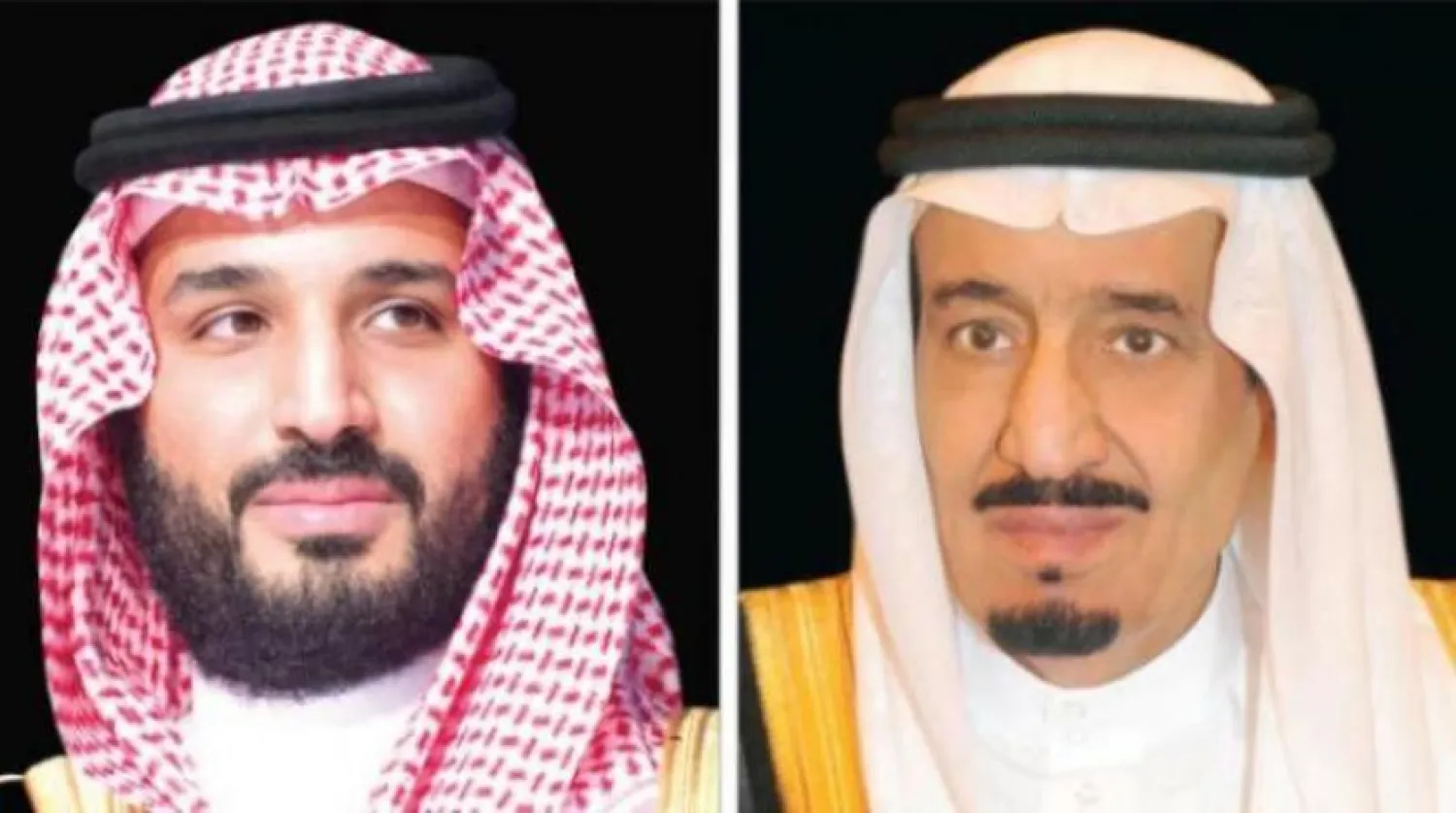 The Saudi King and Crown Prince. Asharq Al-Awsat
