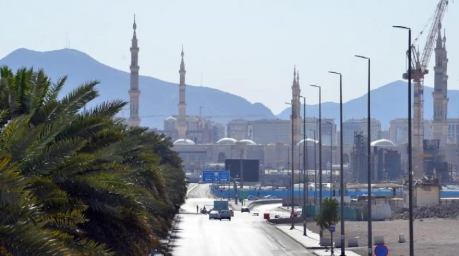 Medine’deki ana yollardan biri. (SPA)