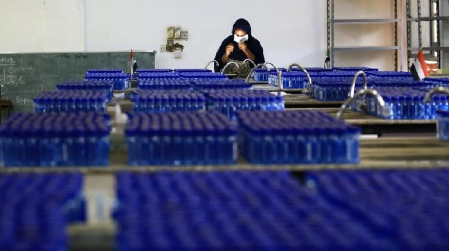 Hartum'da bir laboratuvar (AFP)