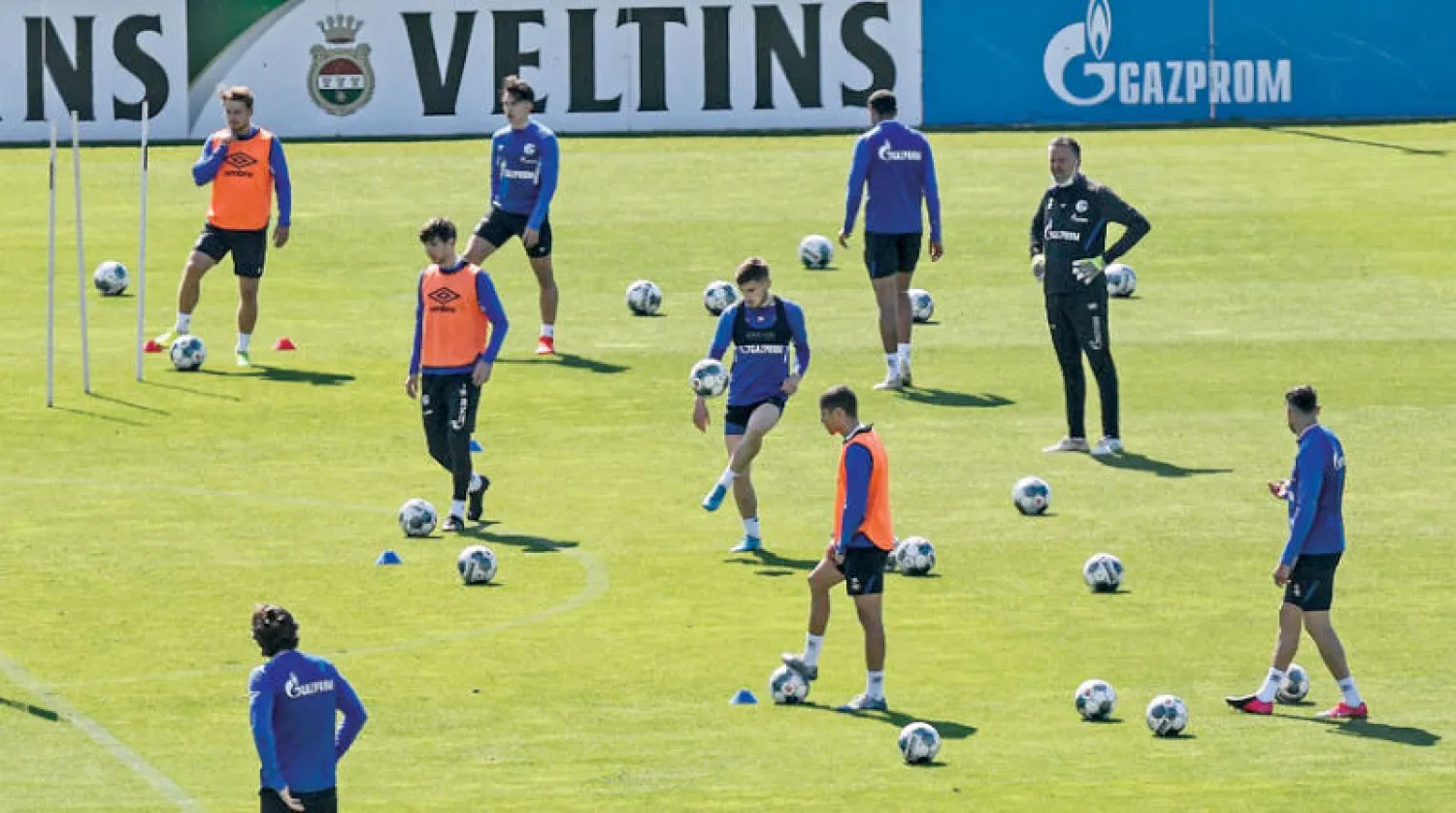 شالكه يحل ضيفاً على دورتموند اليوم (أ.ب)