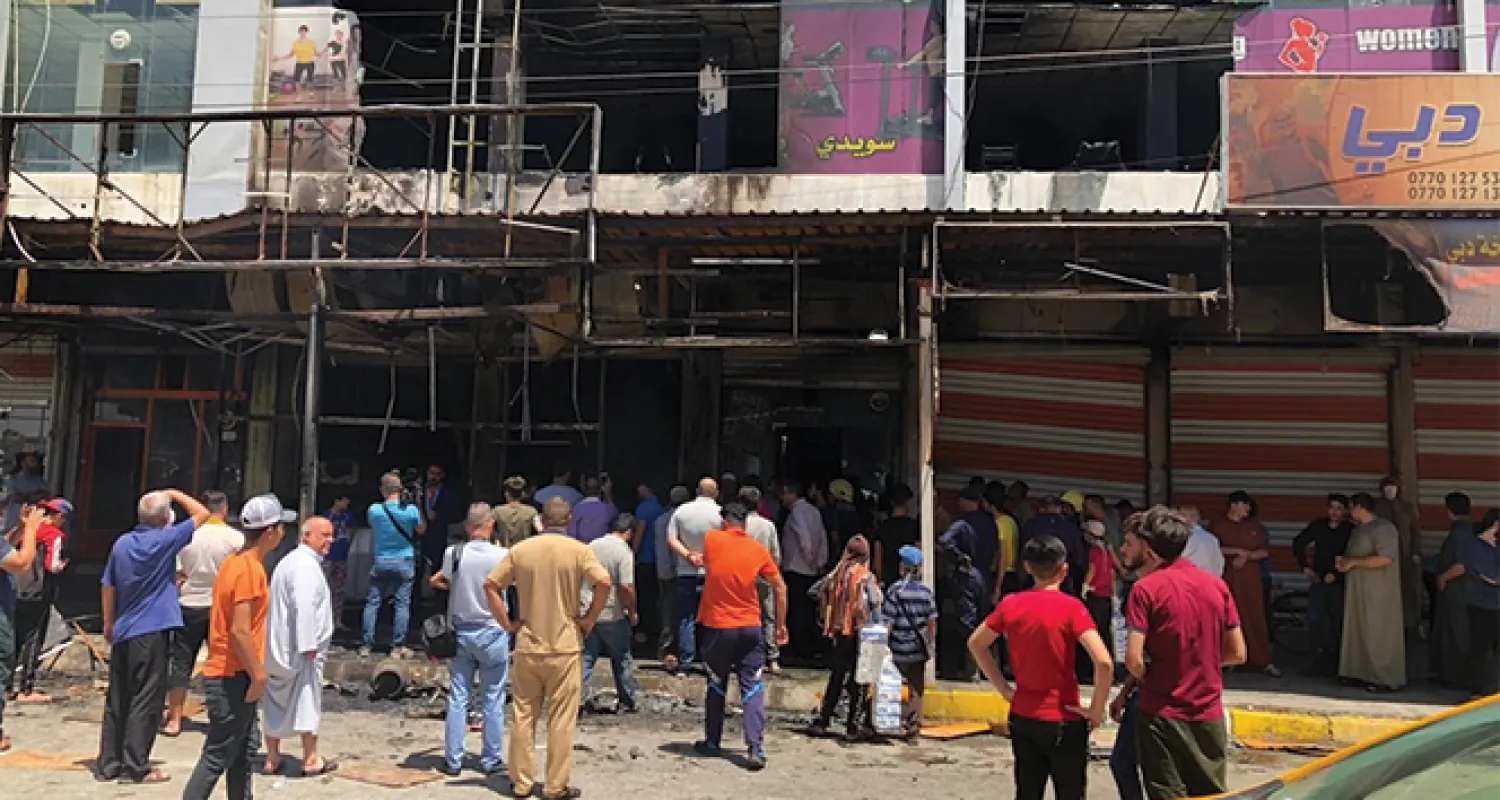 Irak'ta ekmek fırınında yangın: 4 ölü